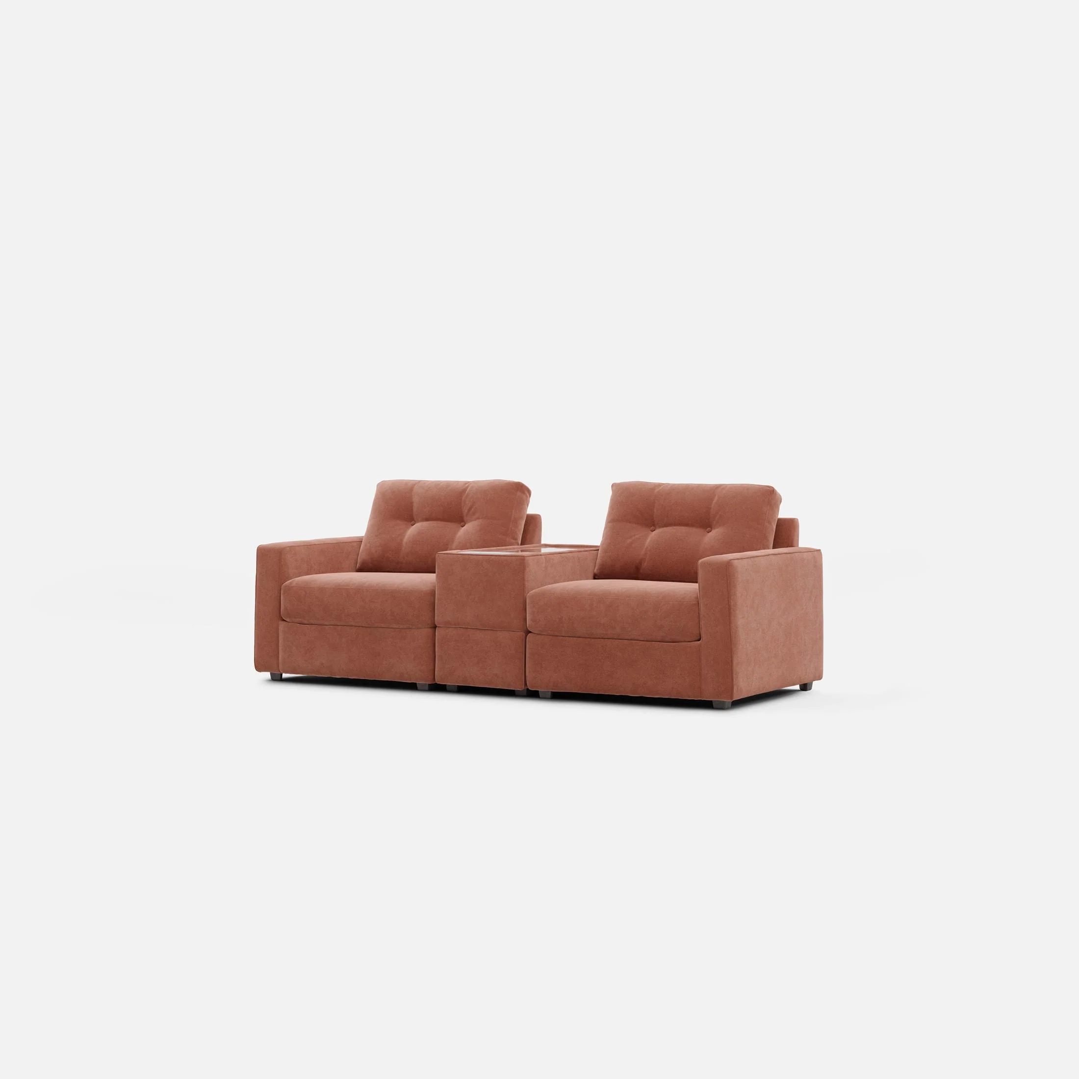 Modular 3-Piece Console Loveseat - Image 16