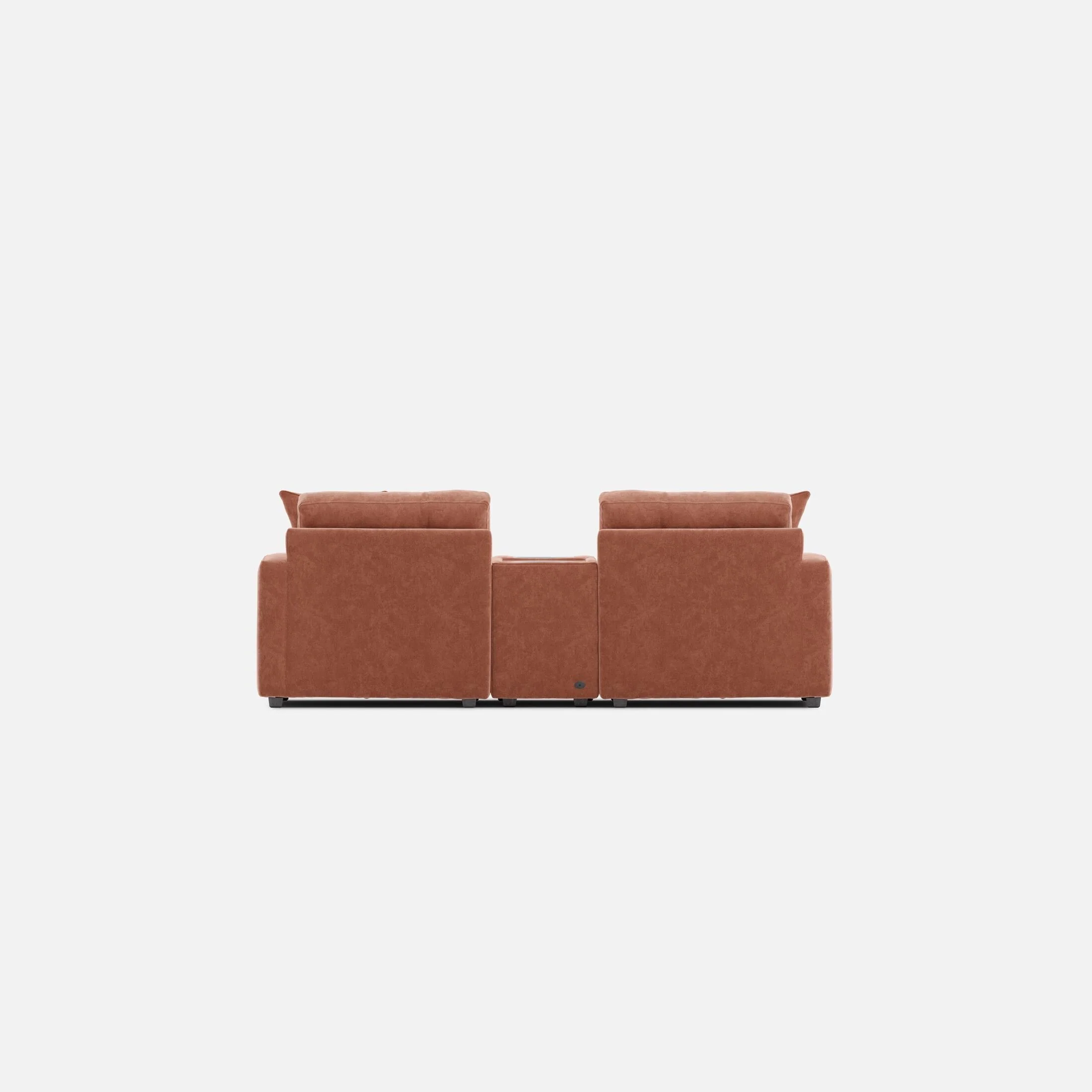 Modular 3-Piece Console Loveseat - Image 18