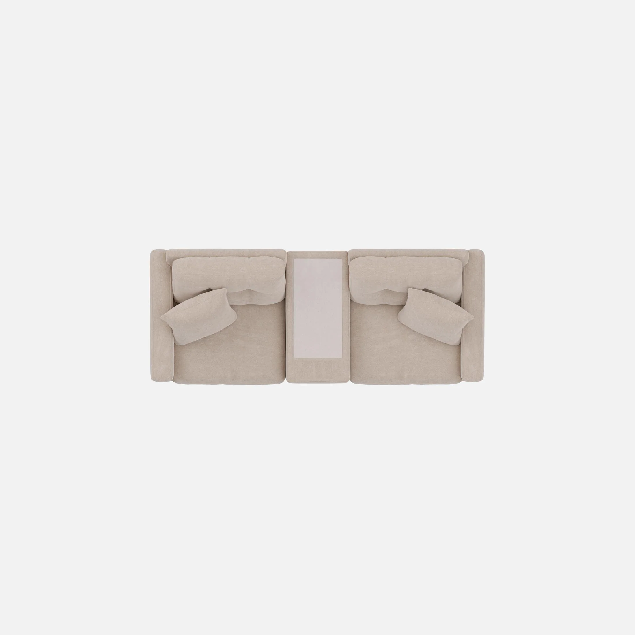 Modular 3-Piece Console Loveseat - Image 4