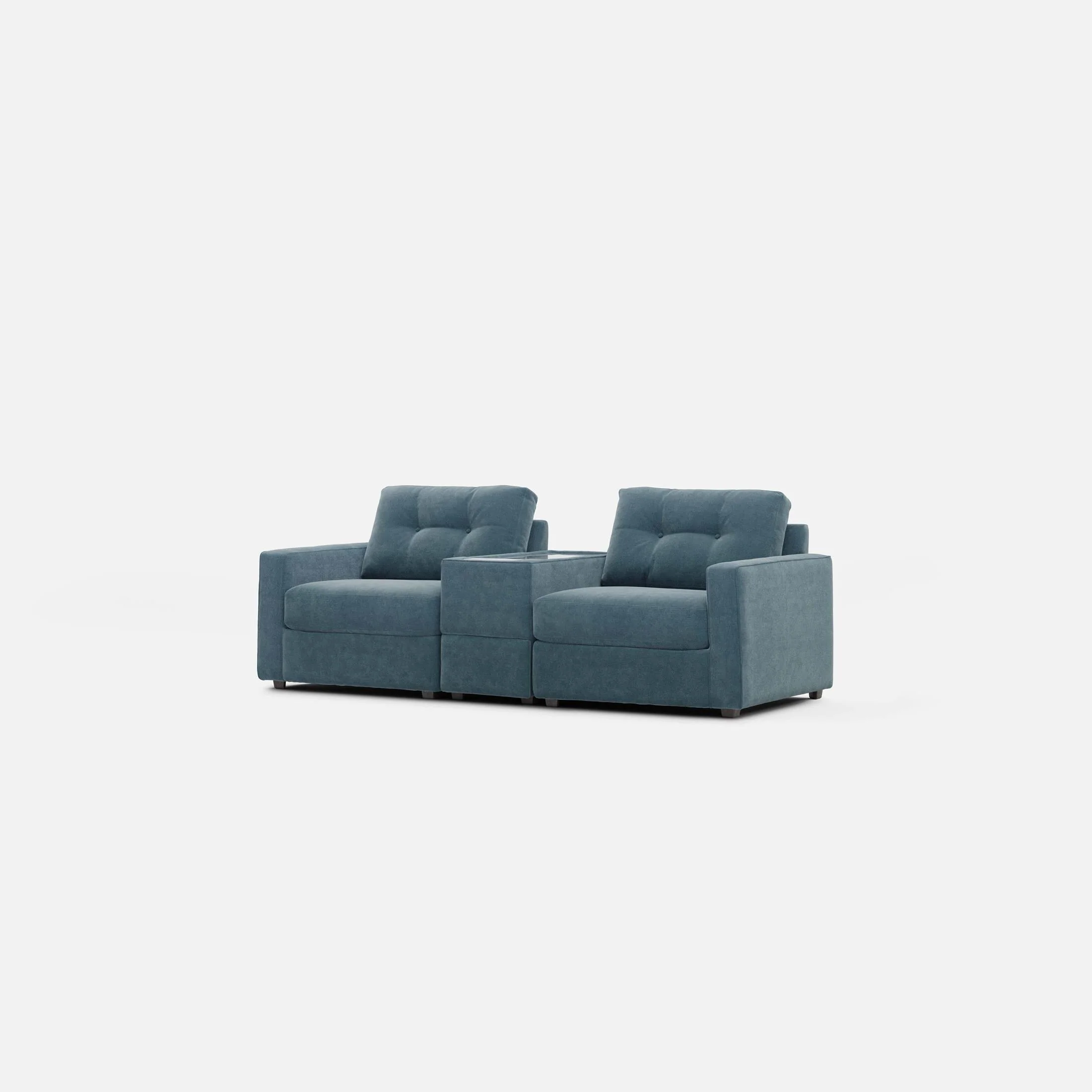 Modular 3-Piece Console Loveseat - Image 8