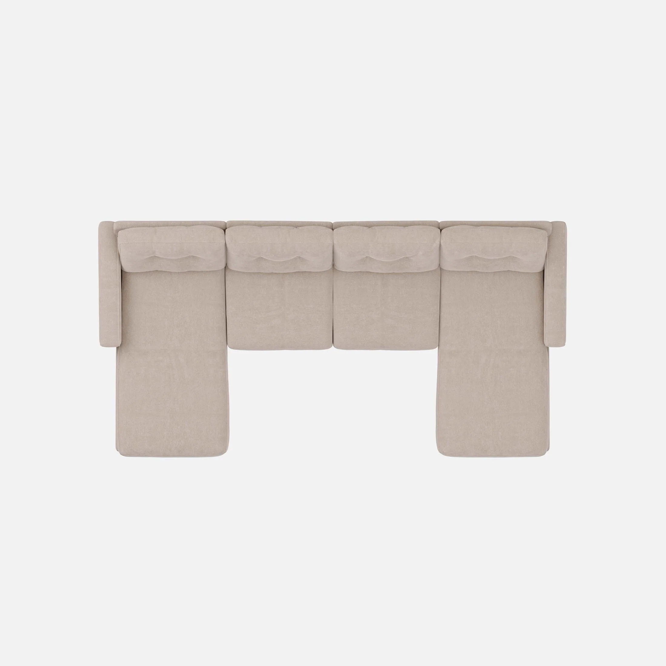 Modular One 4-Piece Sectional with Dual Chaise - Image 10