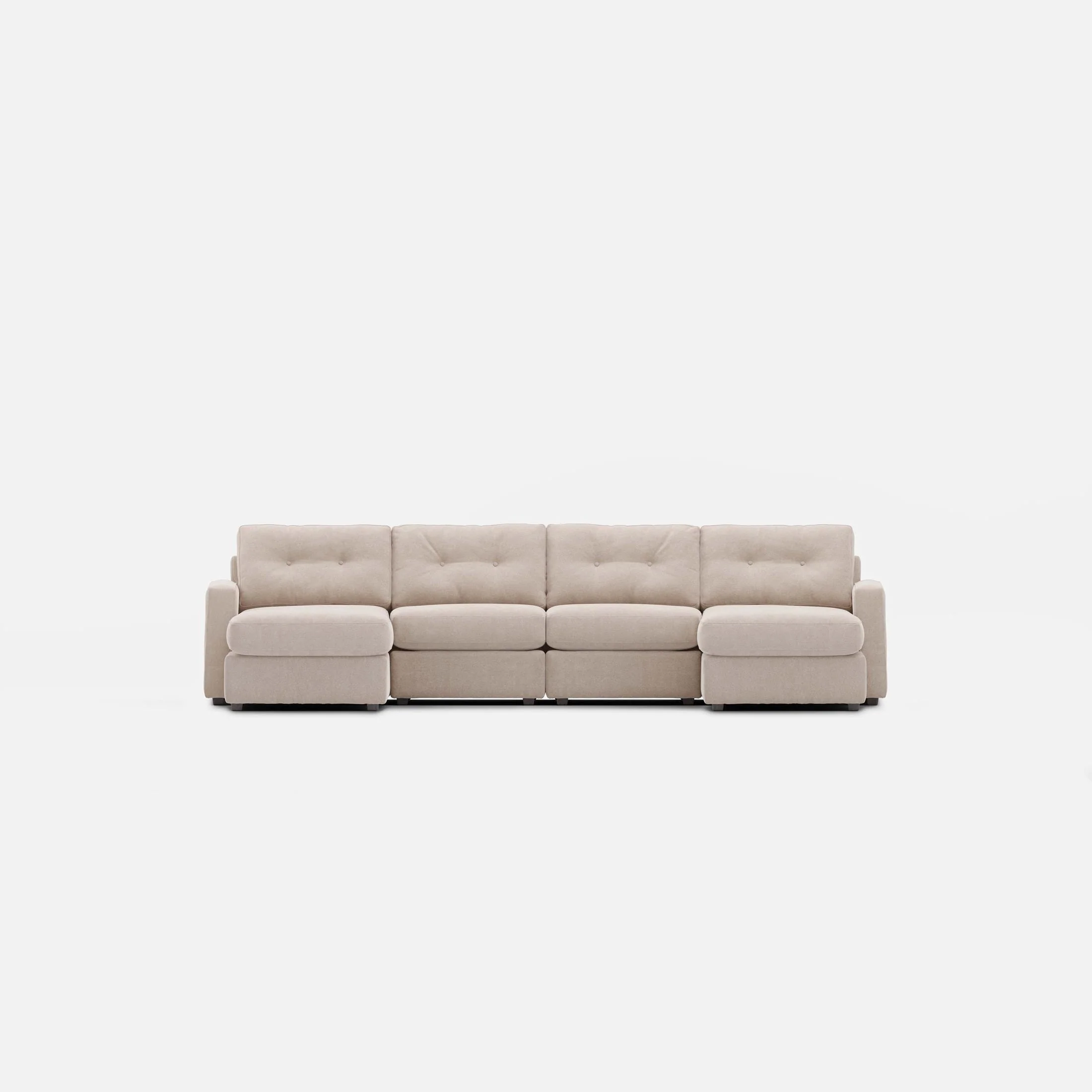 Modular One 4-Piece Sectional with Dual Chaise - Image 6