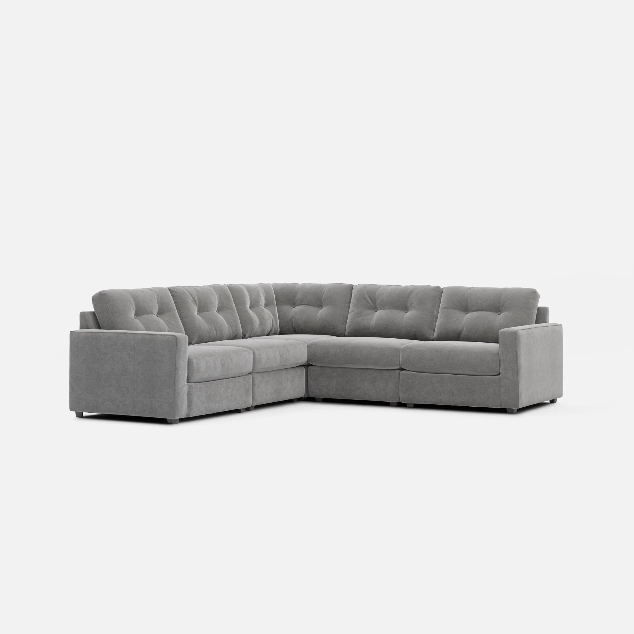 Modular One 5-Piece Sectional - Granite - Image 3