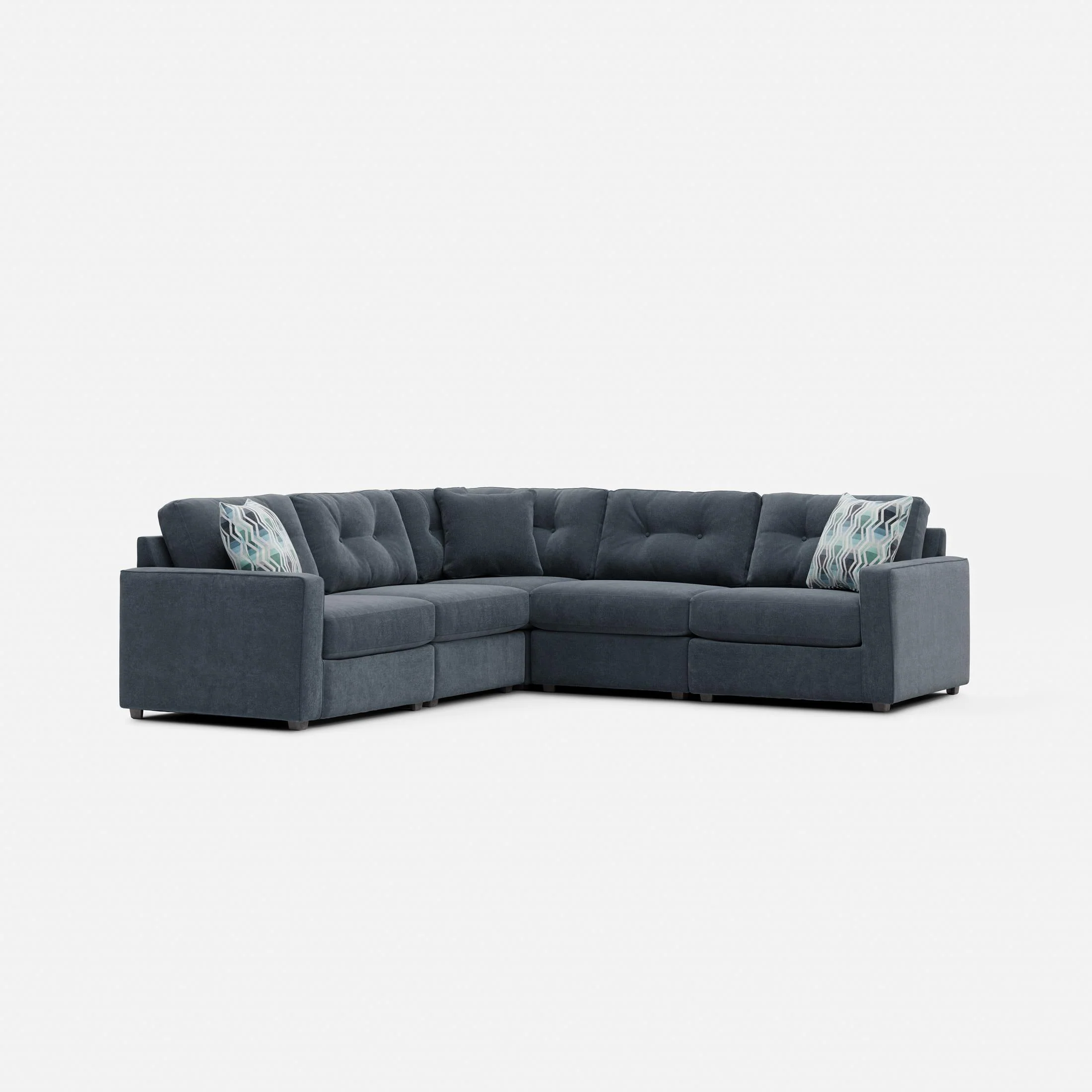 Modular One 5-Piece Sectional - Navy - Image 7