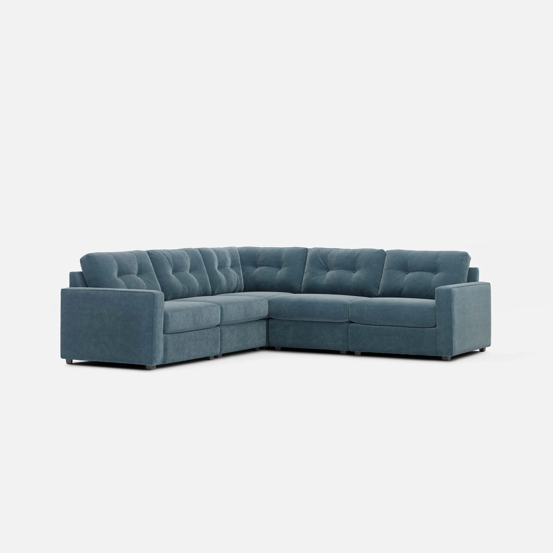 Modular One 5-Piece Sectional - Teal - Image 3