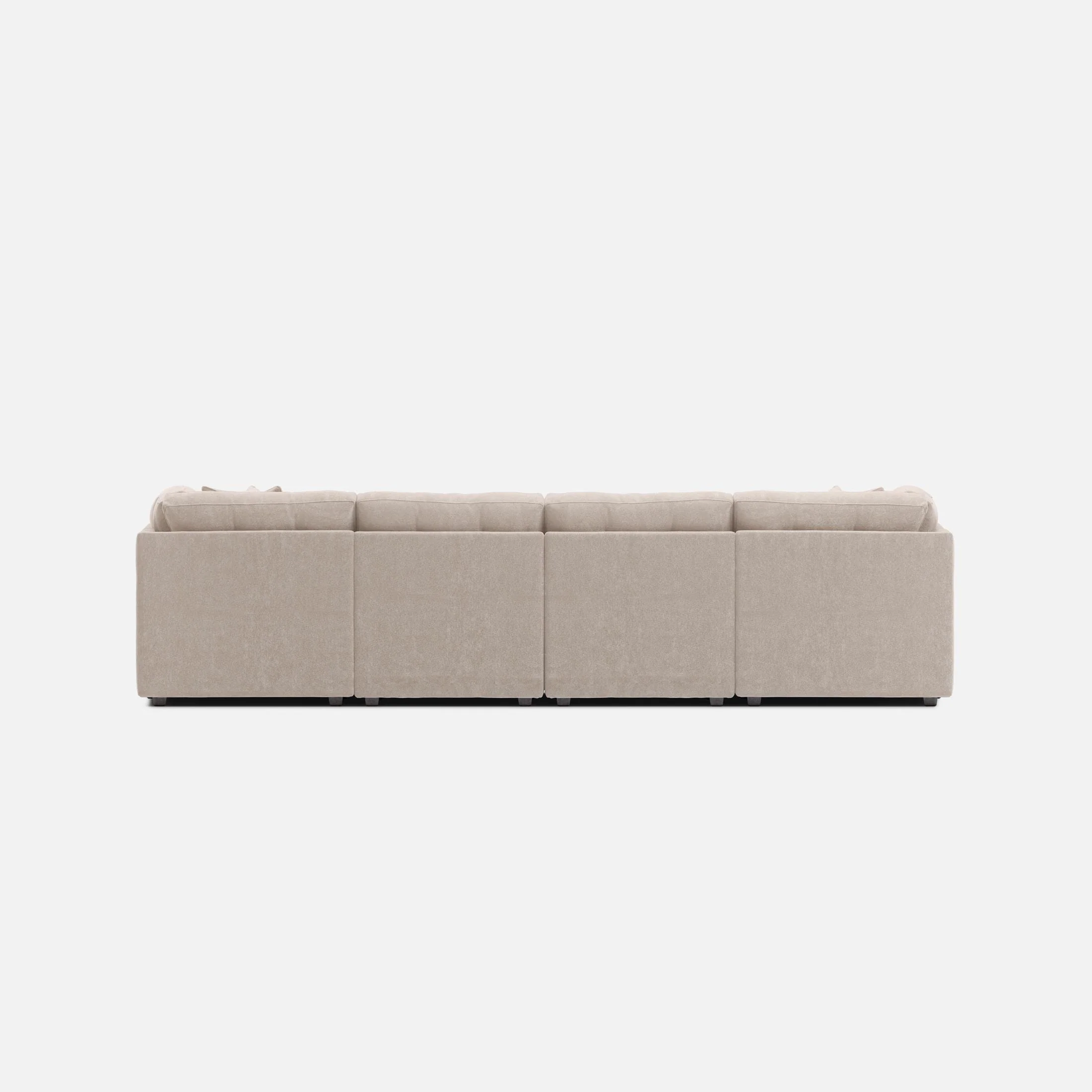 Modular One 6-Piece Sectional - Stone - Image 6
