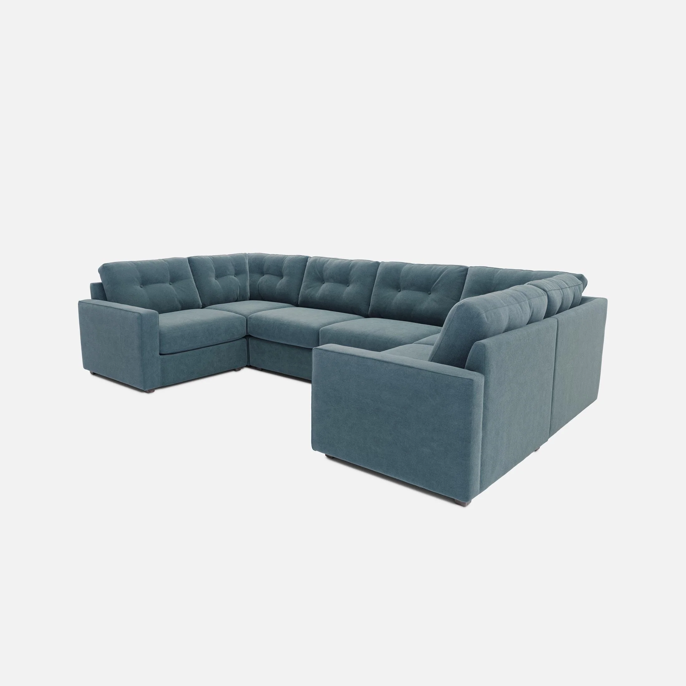 Modular One 6-Piece Sectional - Teal - Image 3