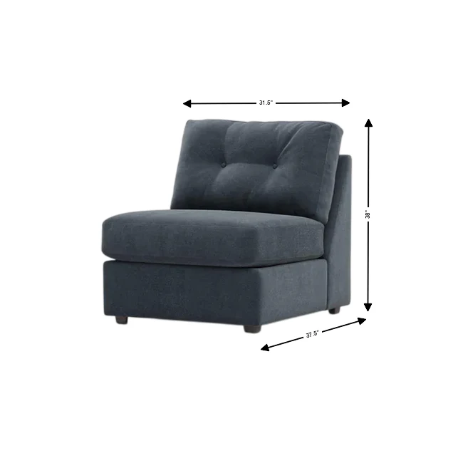 Modular One Armless Chair - Image 3