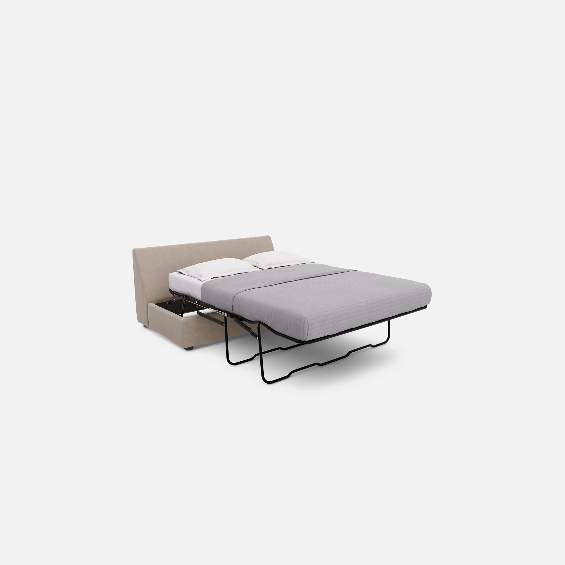 Modular One Armless Full Innerspring Sleeper Sofa - Image 15