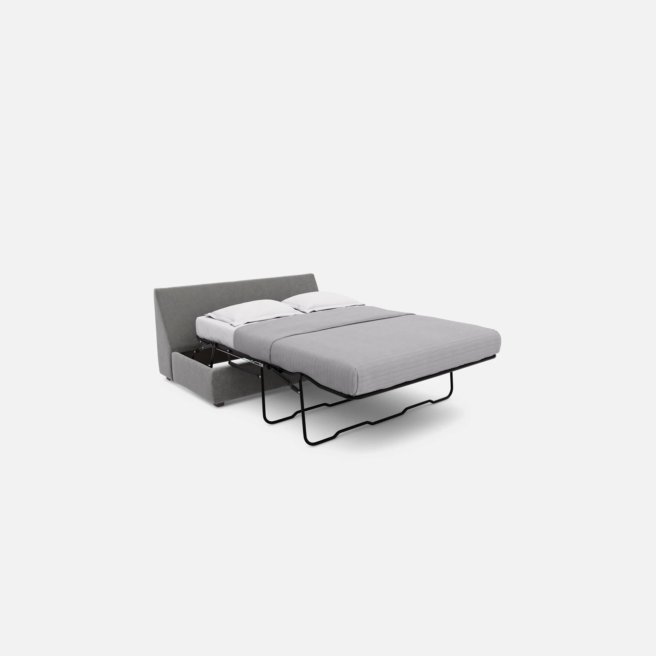 Modular One Armless Full Innerspring Sleeper Sofa - Image 5