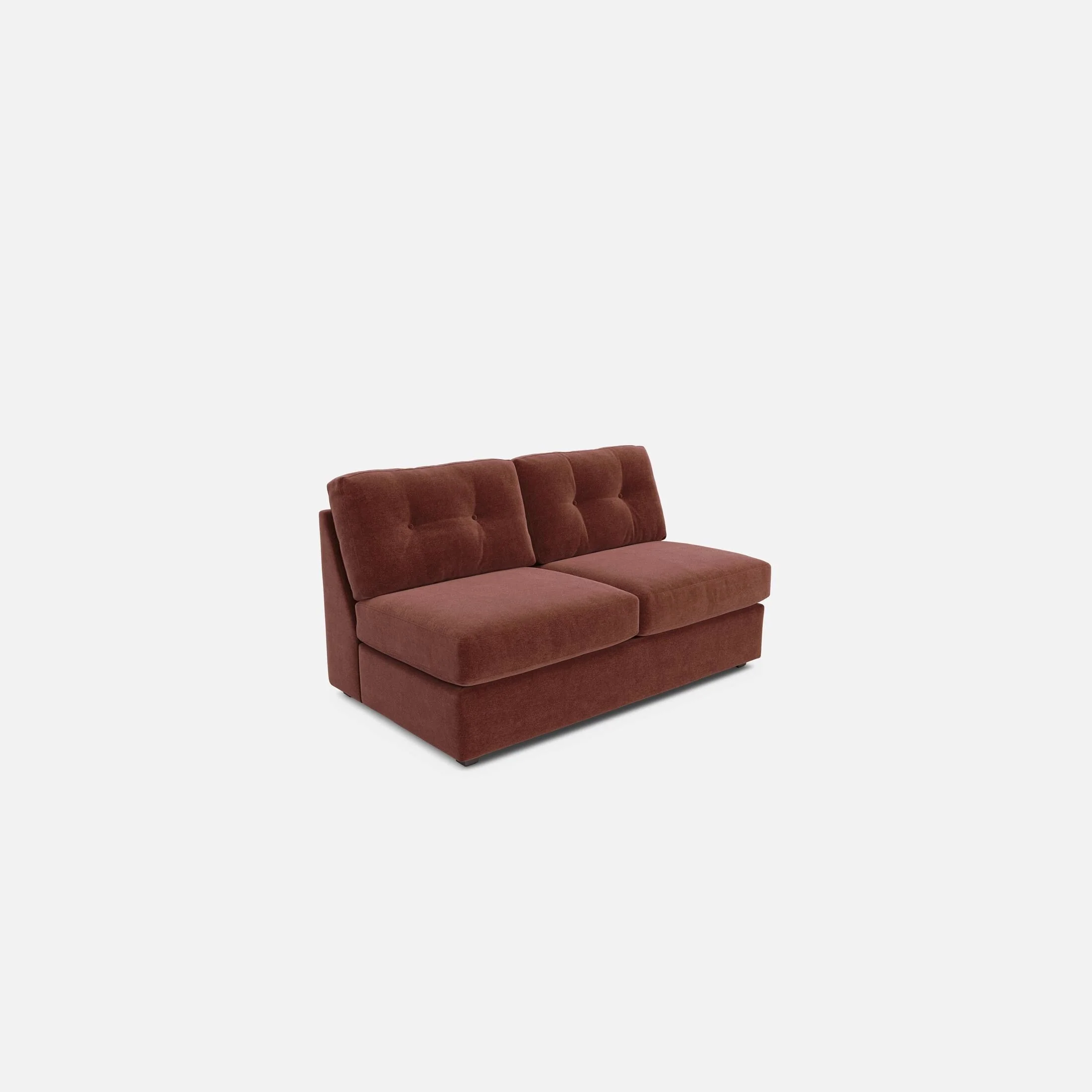 Modular One Armless Full Innerspring Sleeper Sofa - Image 54