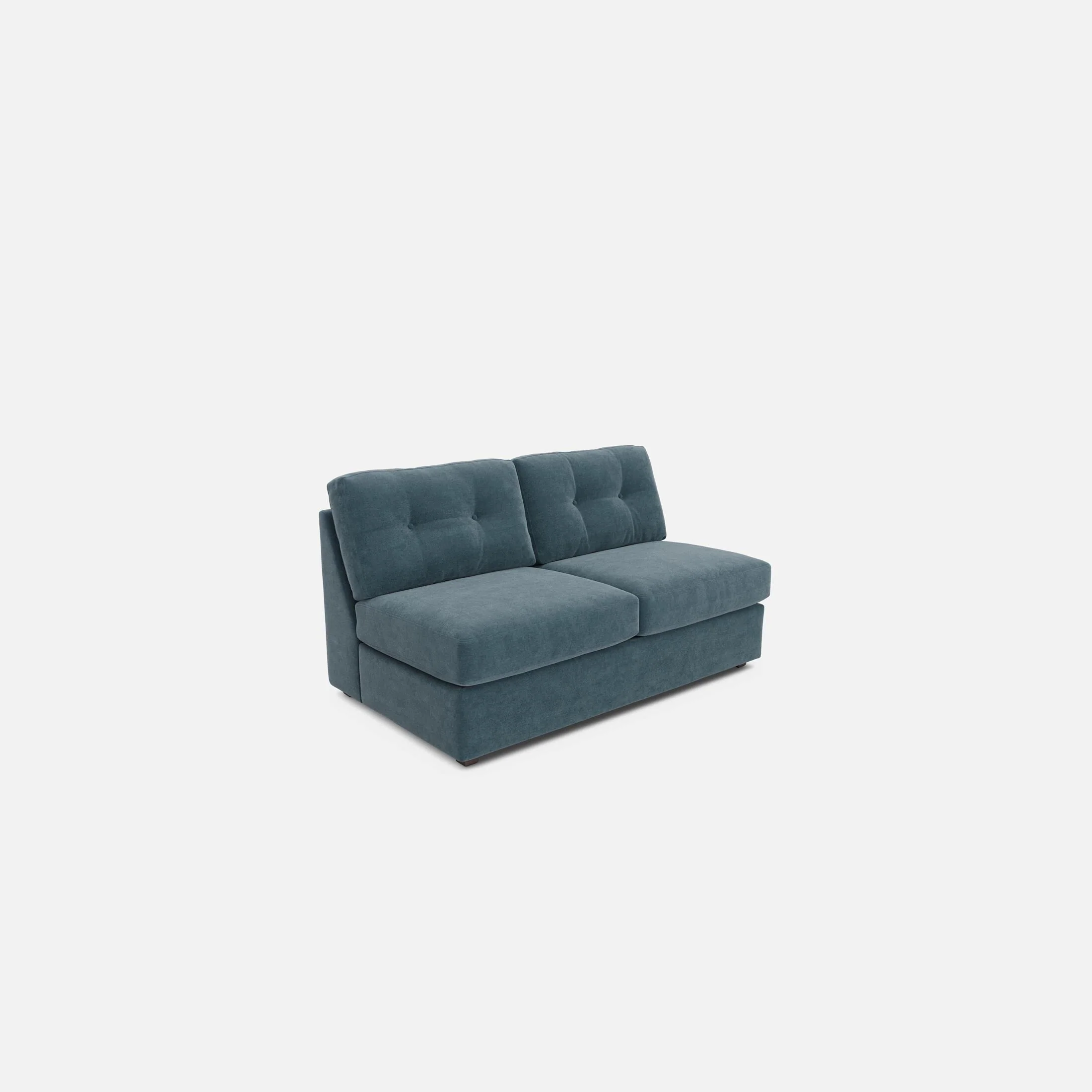 Modular One Armless Full Innerspring Sleeper Sofa - Image 64