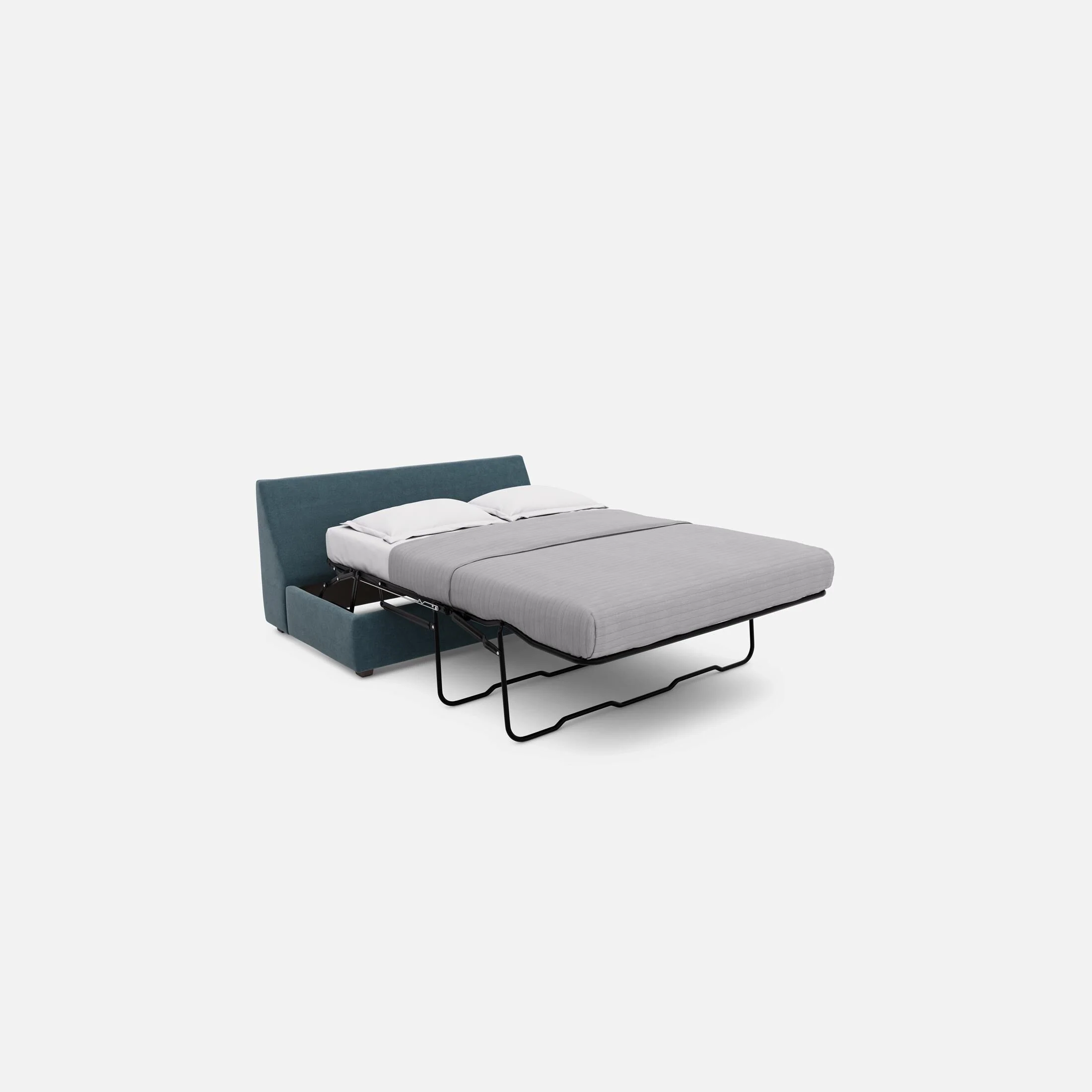 Modular One Armless Full Innerspring Sleeper Sofa - Image 65