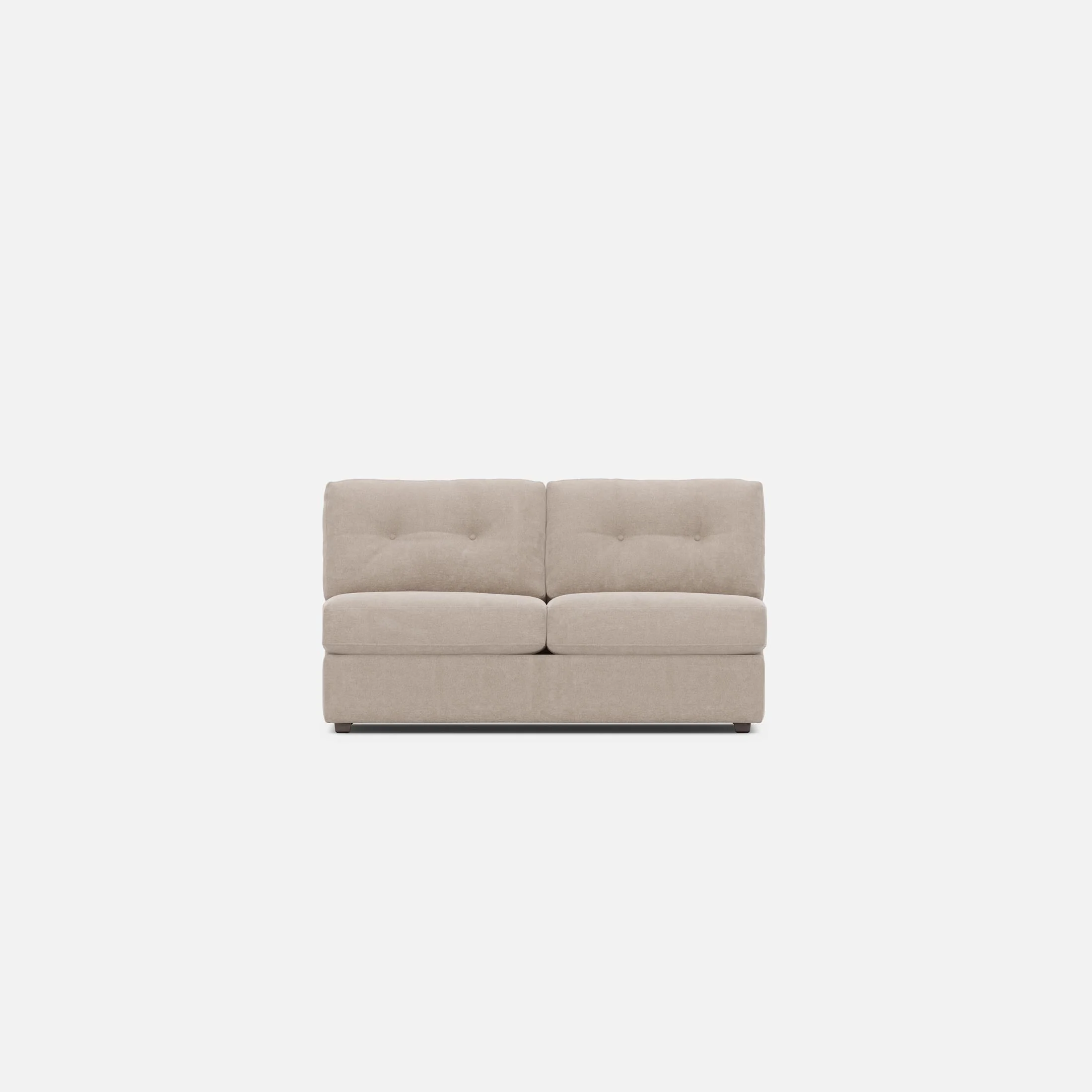 Modular One Armless Full Memory Foam Sleeper Sofa - Image 10