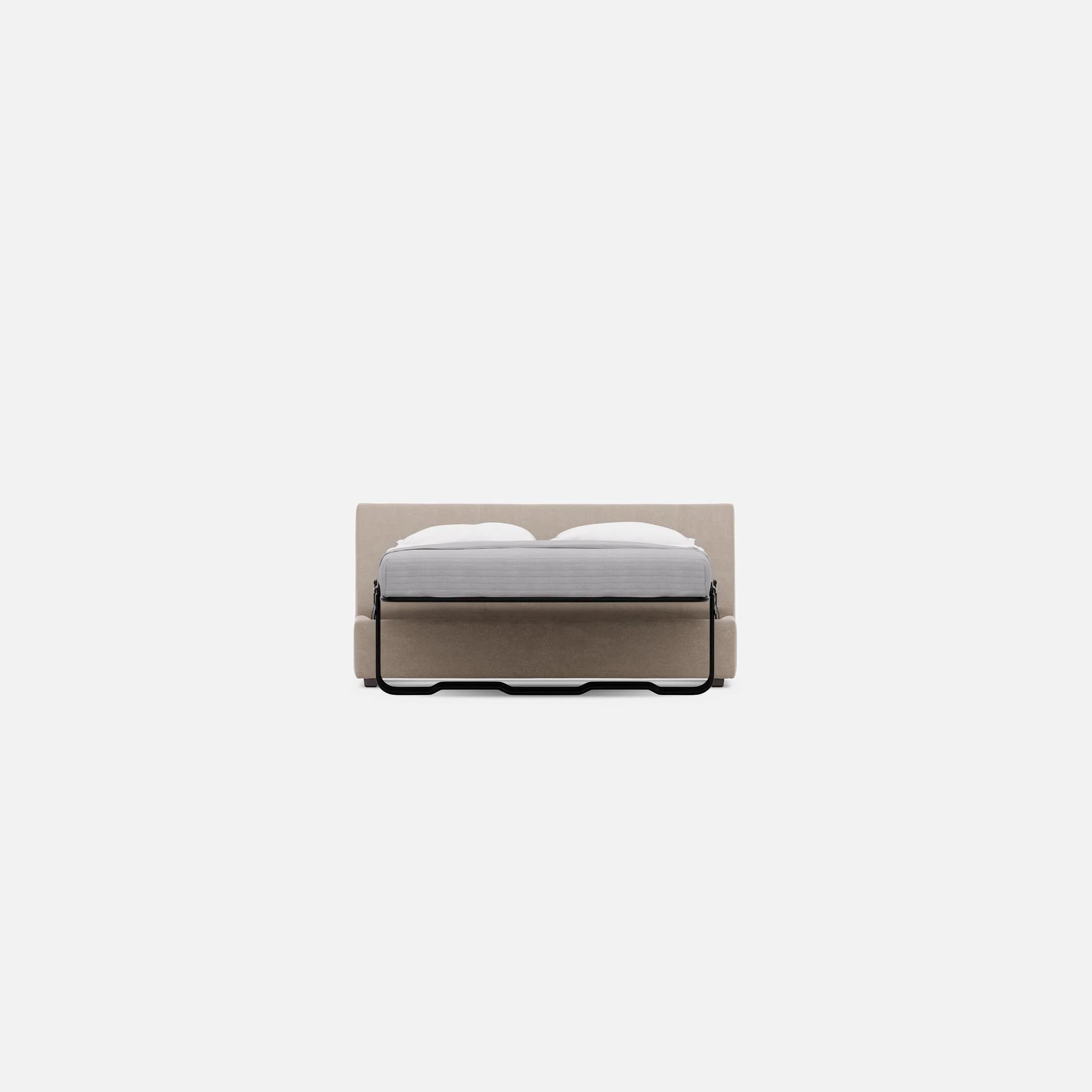 Modular One Armless Full Memory Foam Sleeper Sofa - Image 11