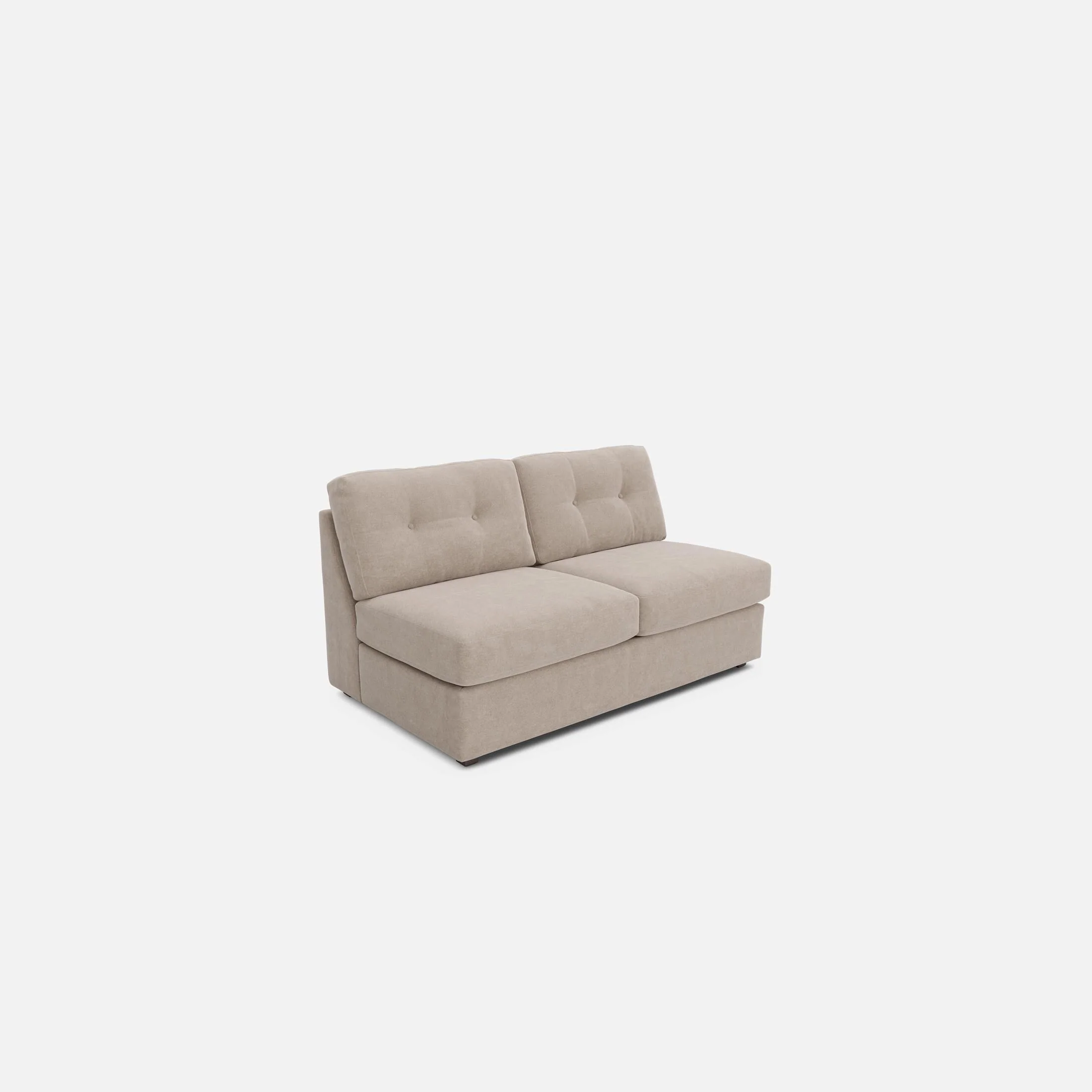 Modular One Armless Full Memory Foam Sleeper Sofa - Image 12