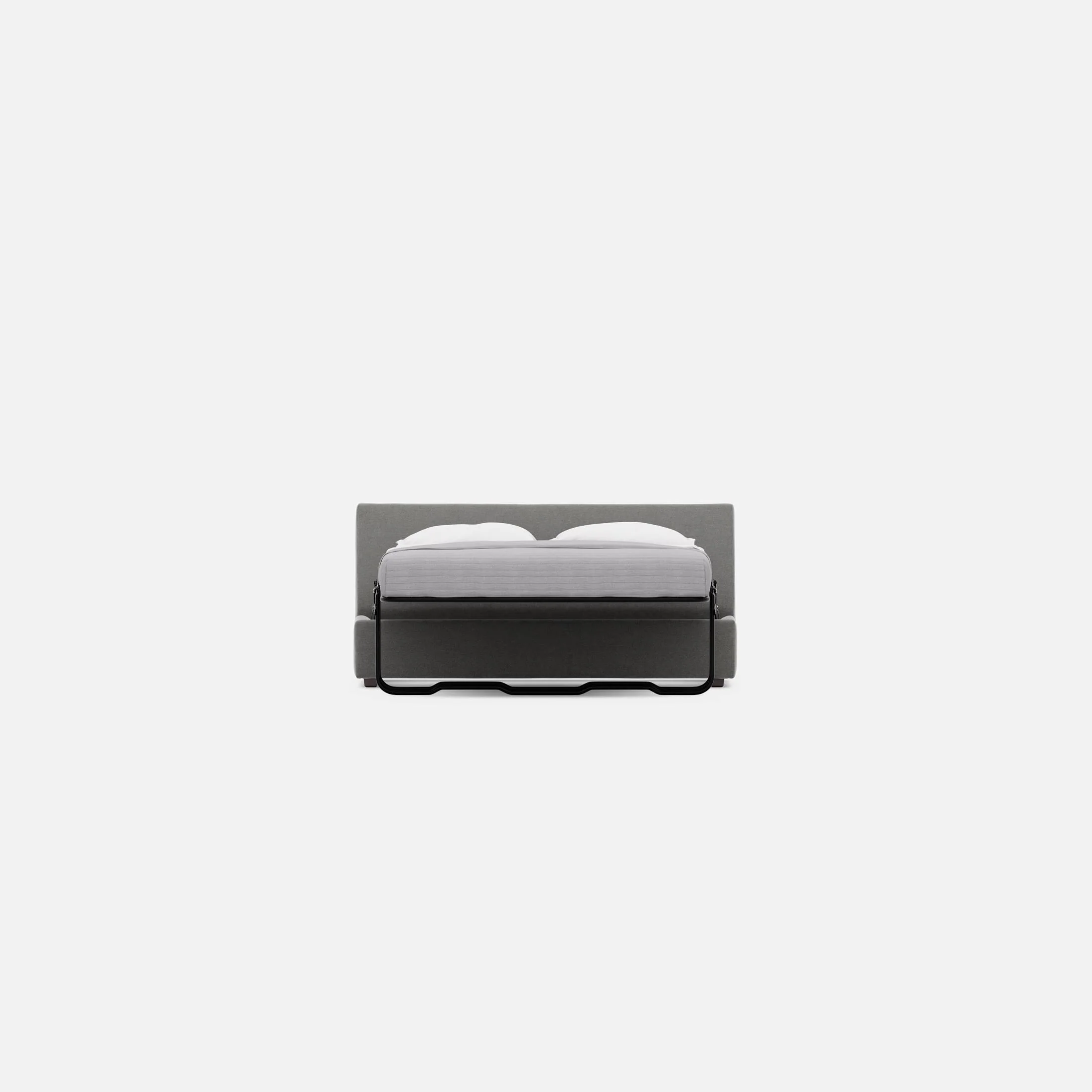 Modular One Armless Full Memory Foam Sleeper Sofa - Image 2