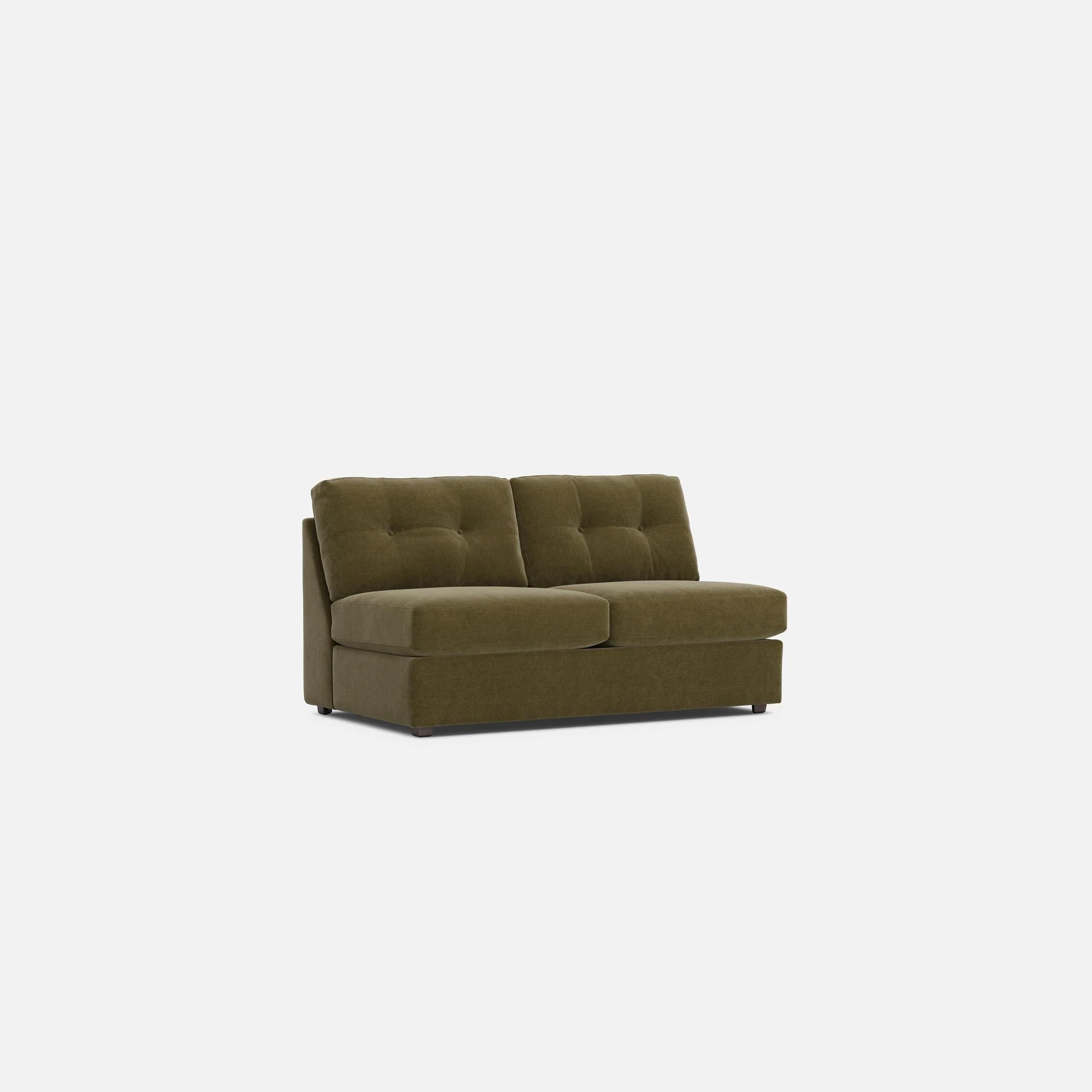 Modular One Armless Full Memory Foam Sleeper Sofa - Image 23