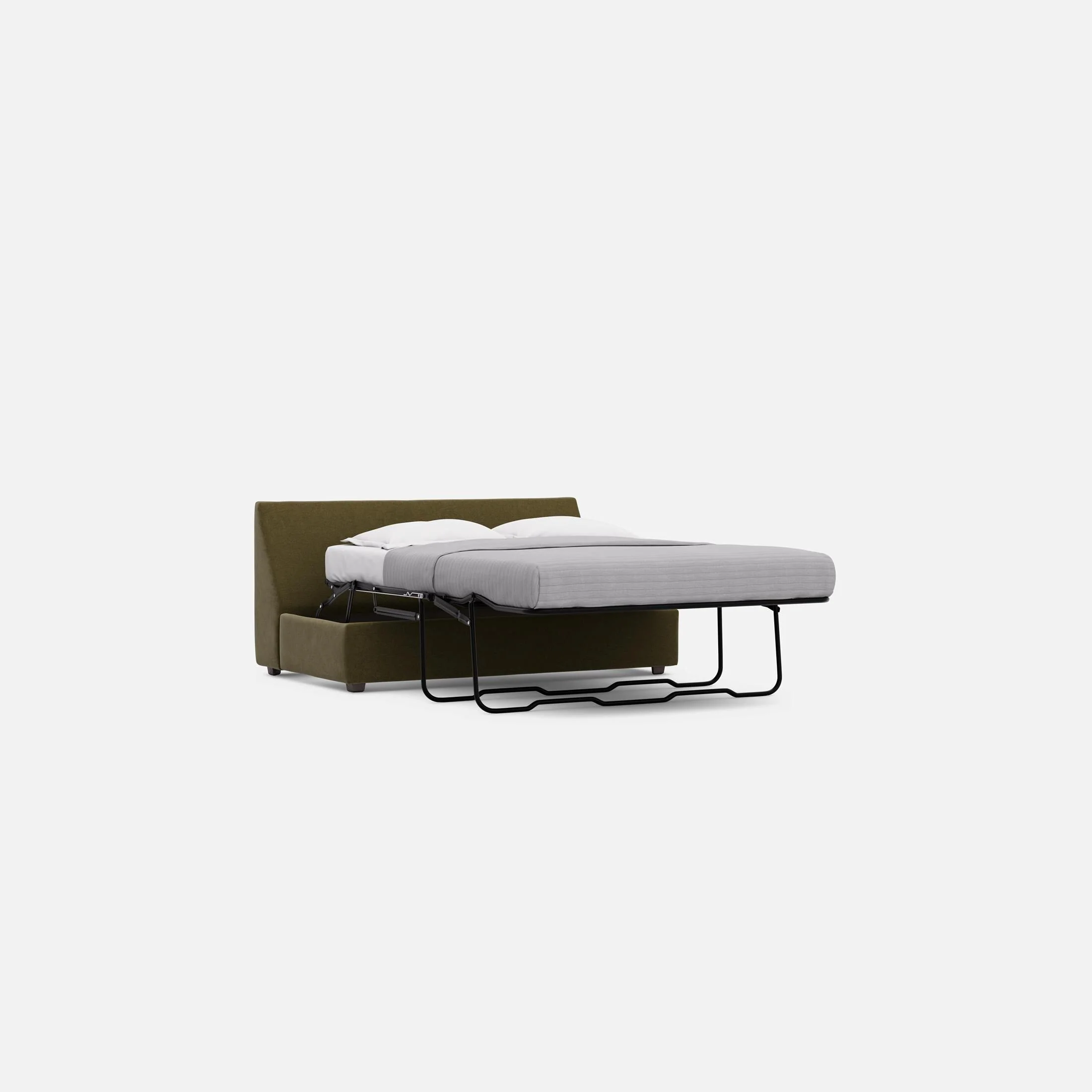 Modular One Armless Full Memory Foam Sleeper Sofa - Image 24