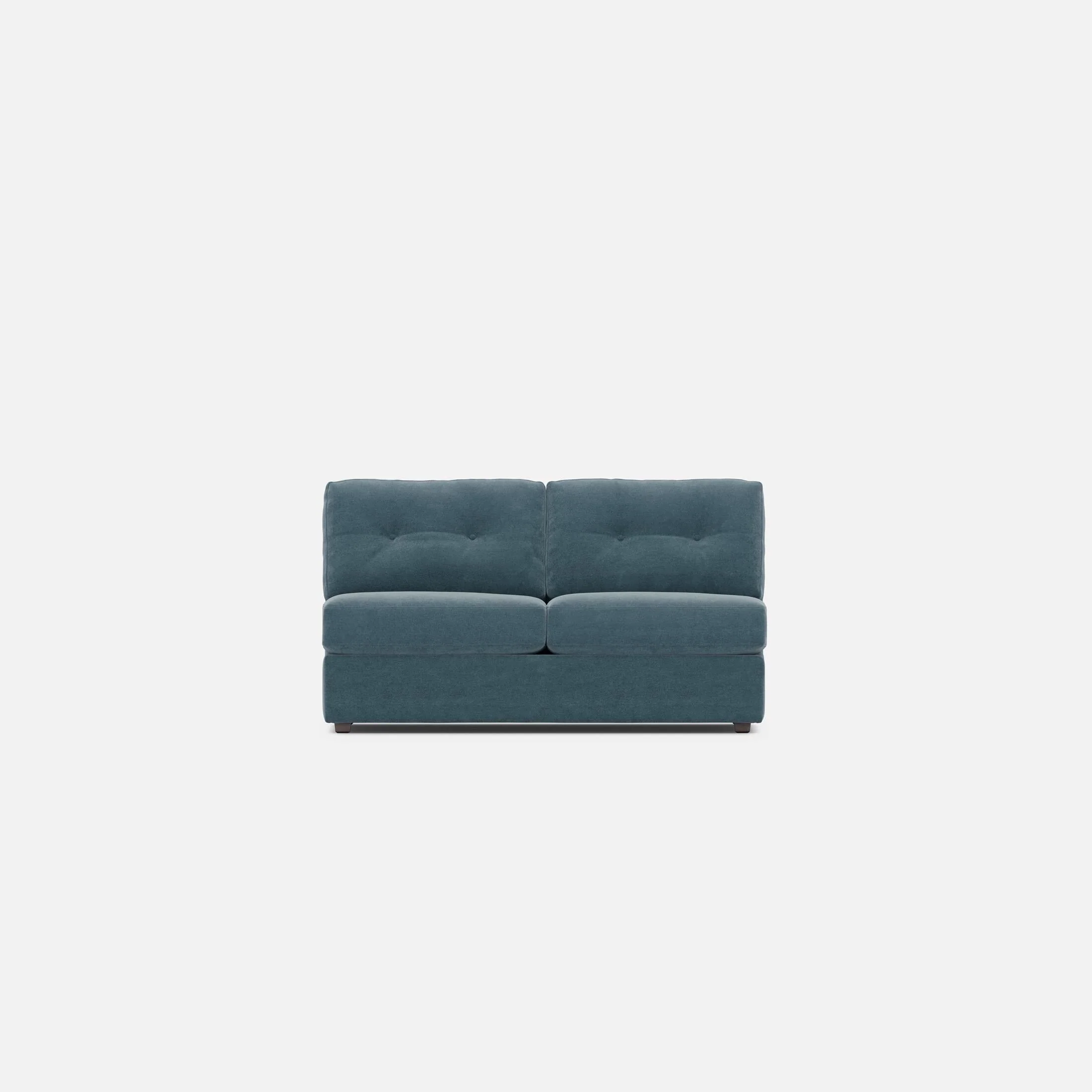 Modular One Armless Full Memory Foam Sleeper Sofa - Image 28