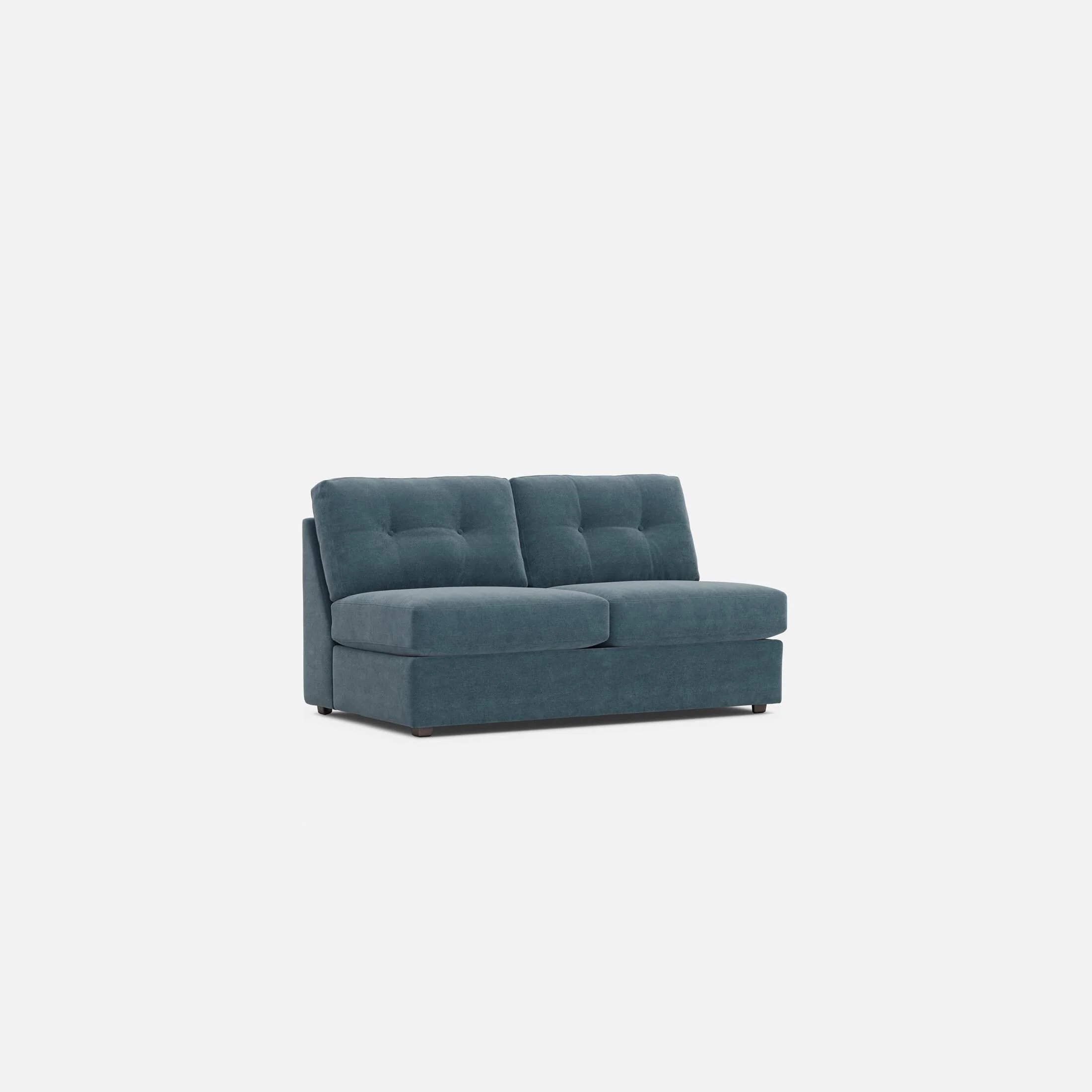 Modular One Armless Full Memory Foam Sleeper Sofa - Image 32