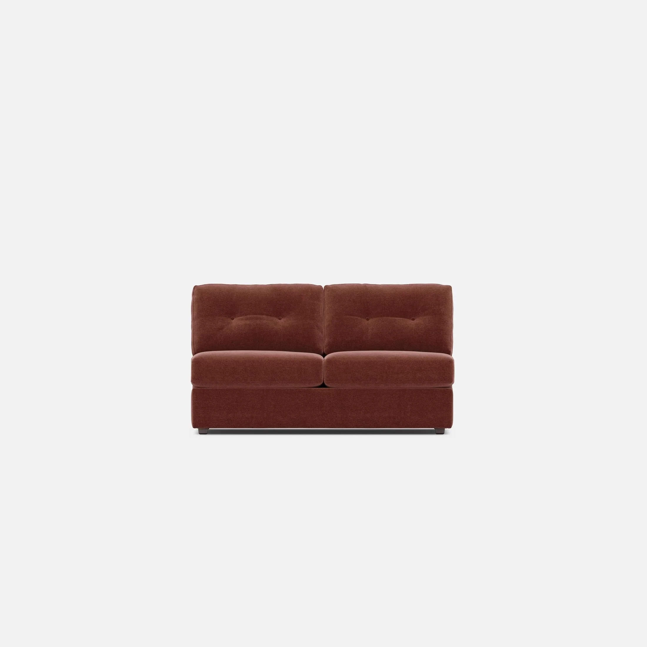 Modular One Armless Full Memory Foam Sleeper Sofa - Image 37