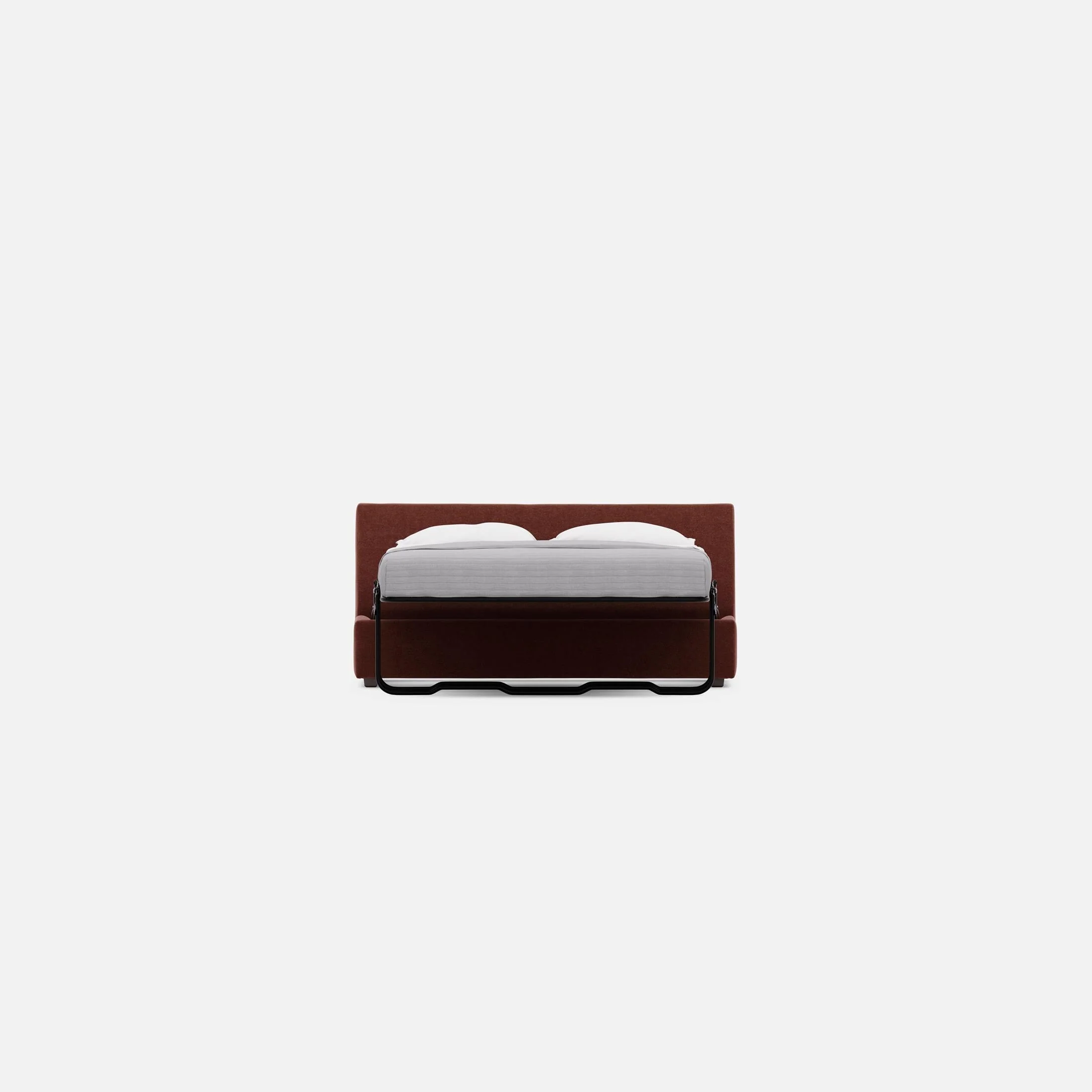 Modular One Armless Full Memory Foam Sleeper Sofa - Image 38