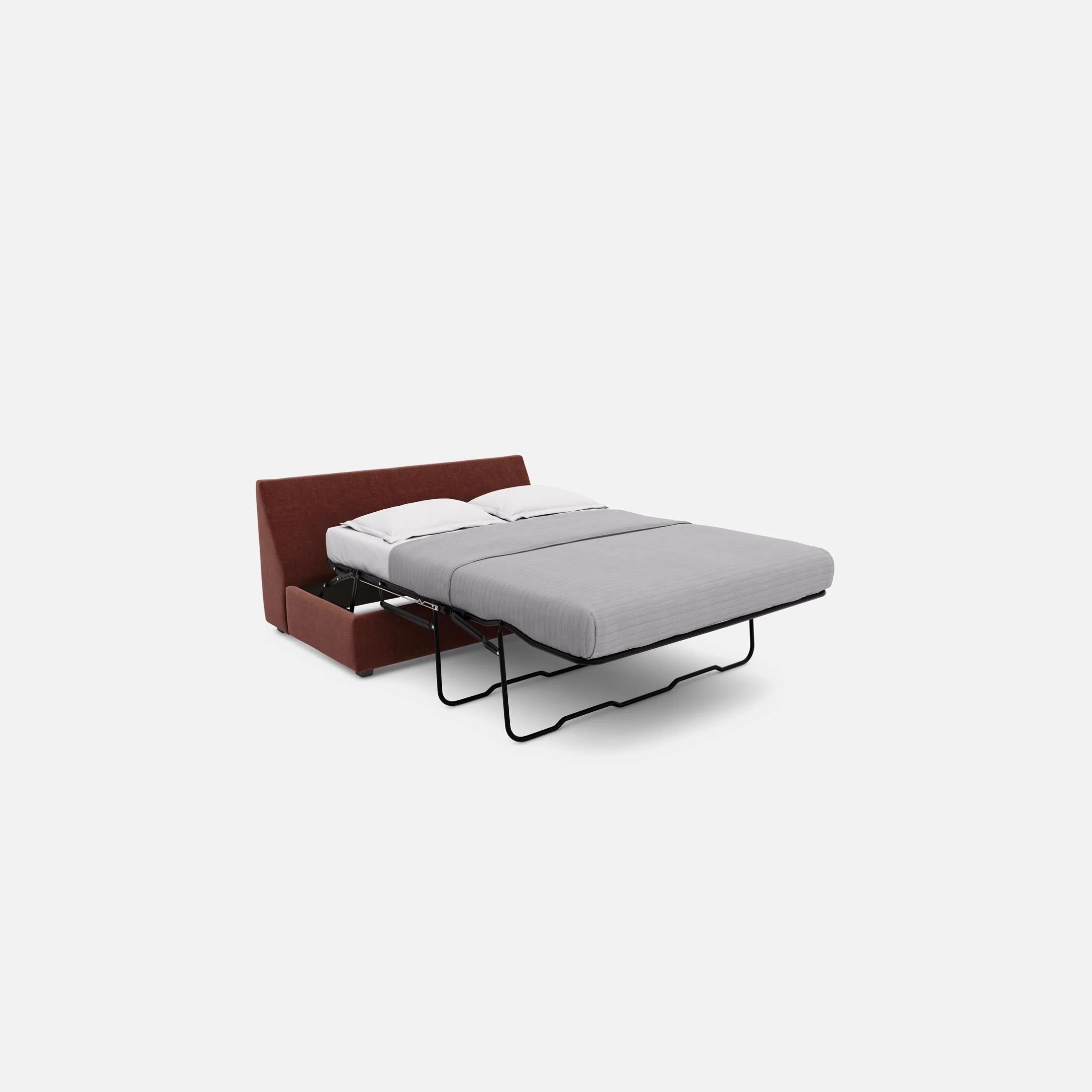 Modular One Armless Full Memory Foam Sleeper Sofa - Image 40