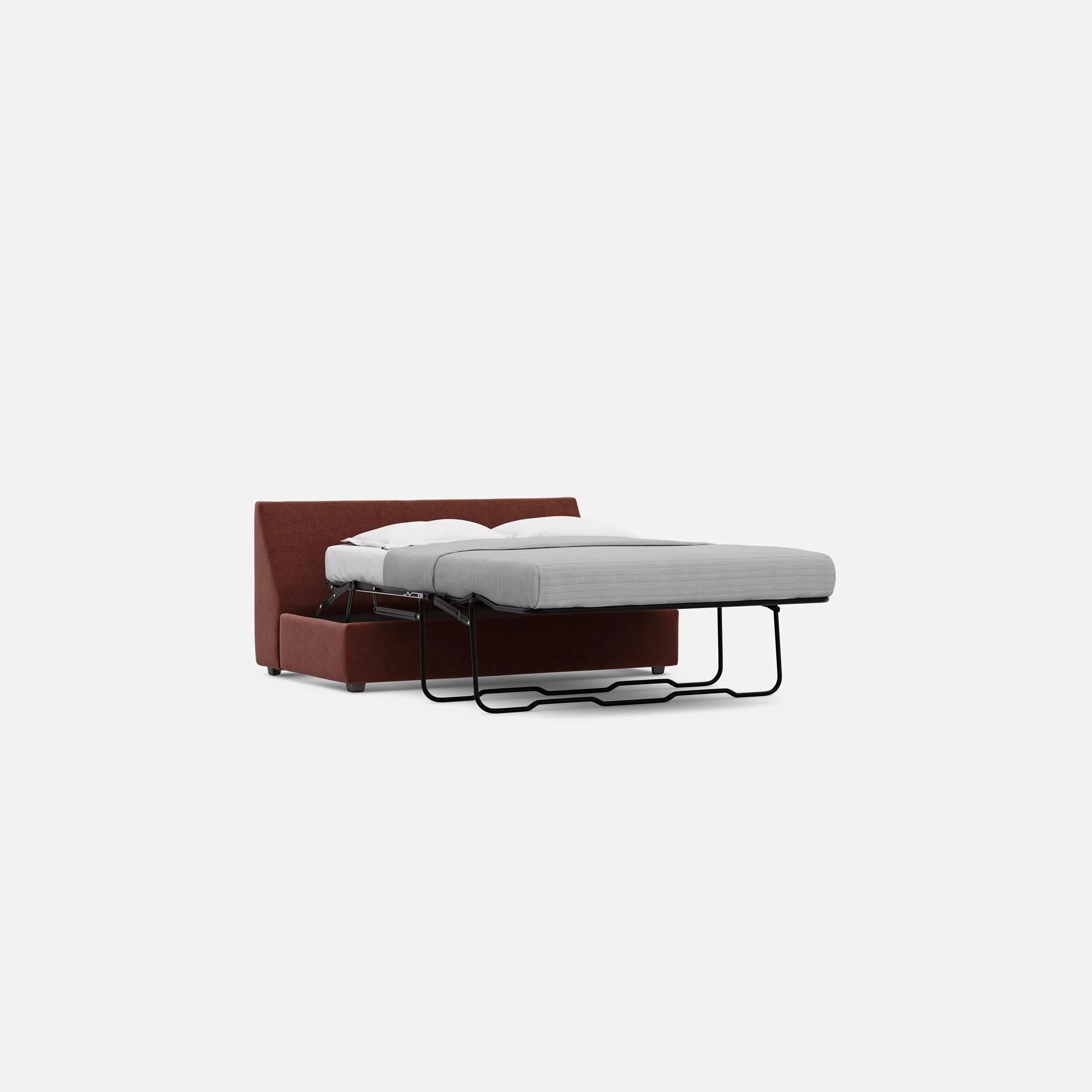 Modular One Armless Full Memory Foam Sleeper Sofa - Image 42