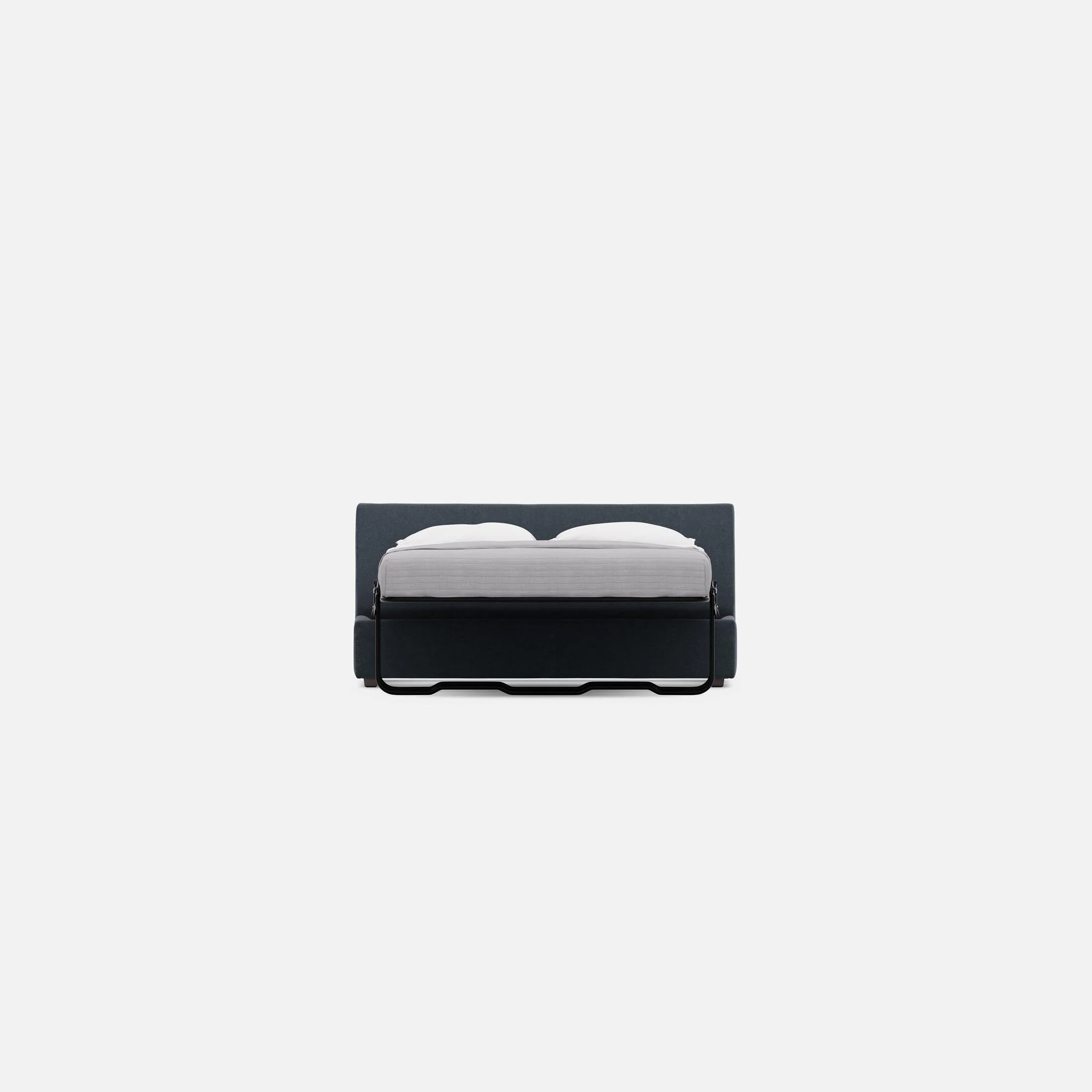 Modular One Armless Full Memory Foam Sleeper Sofa - Image 47
