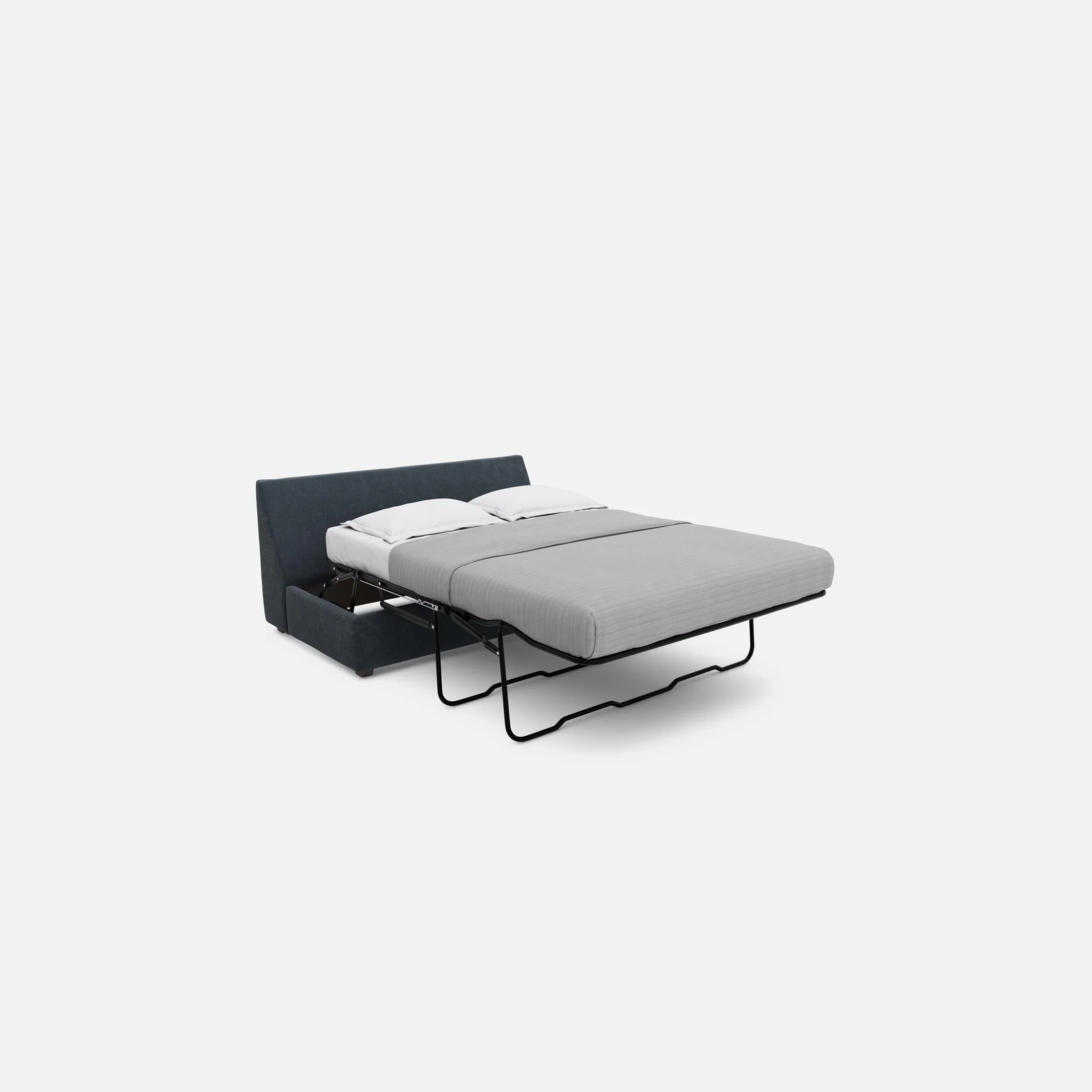 Modular One Armless Full Memory Foam Sleeper Sofa - Image 49