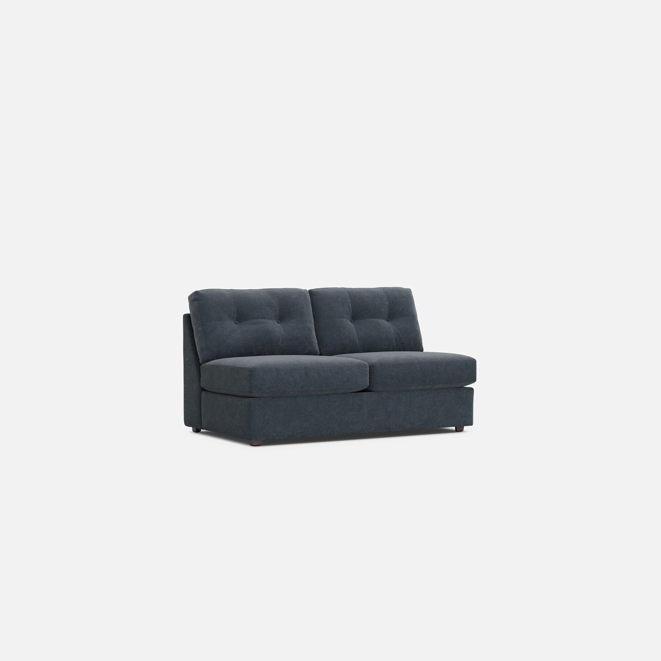 Modular One Armless Full Memory Foam Sleeper Sofa - Image 50