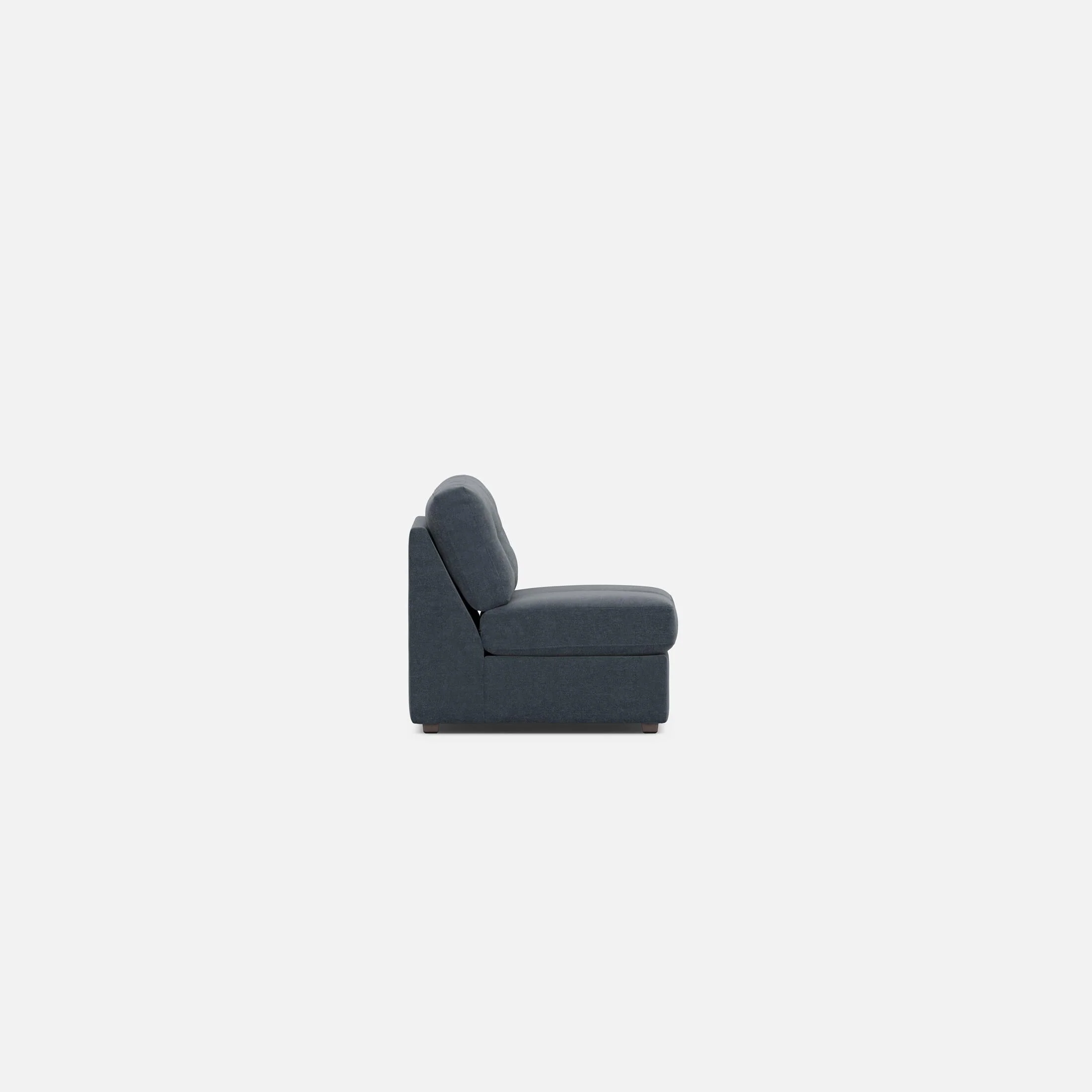 Modular One Armless Full Memory Foam Sleeper Sofa - Image 52