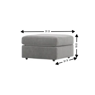 Modular One Bumper Ottoman - Image 3