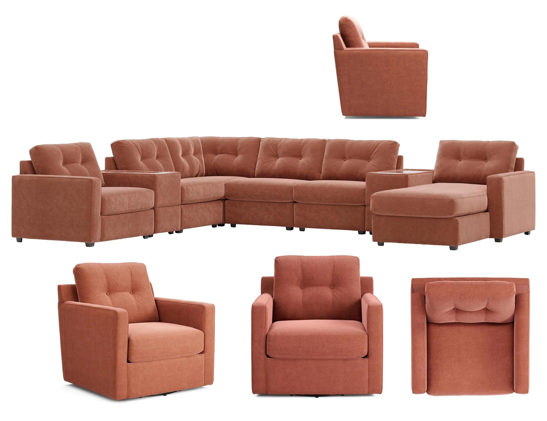 Modular One Right Arm Facing Chaise - Image 24
