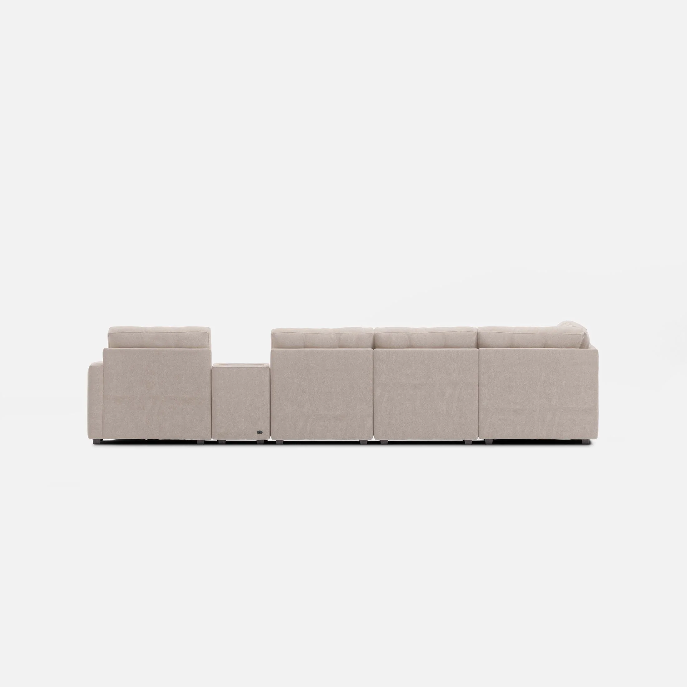 Modular One Right Facing 8-Piece Sectional - Stone - Image 5