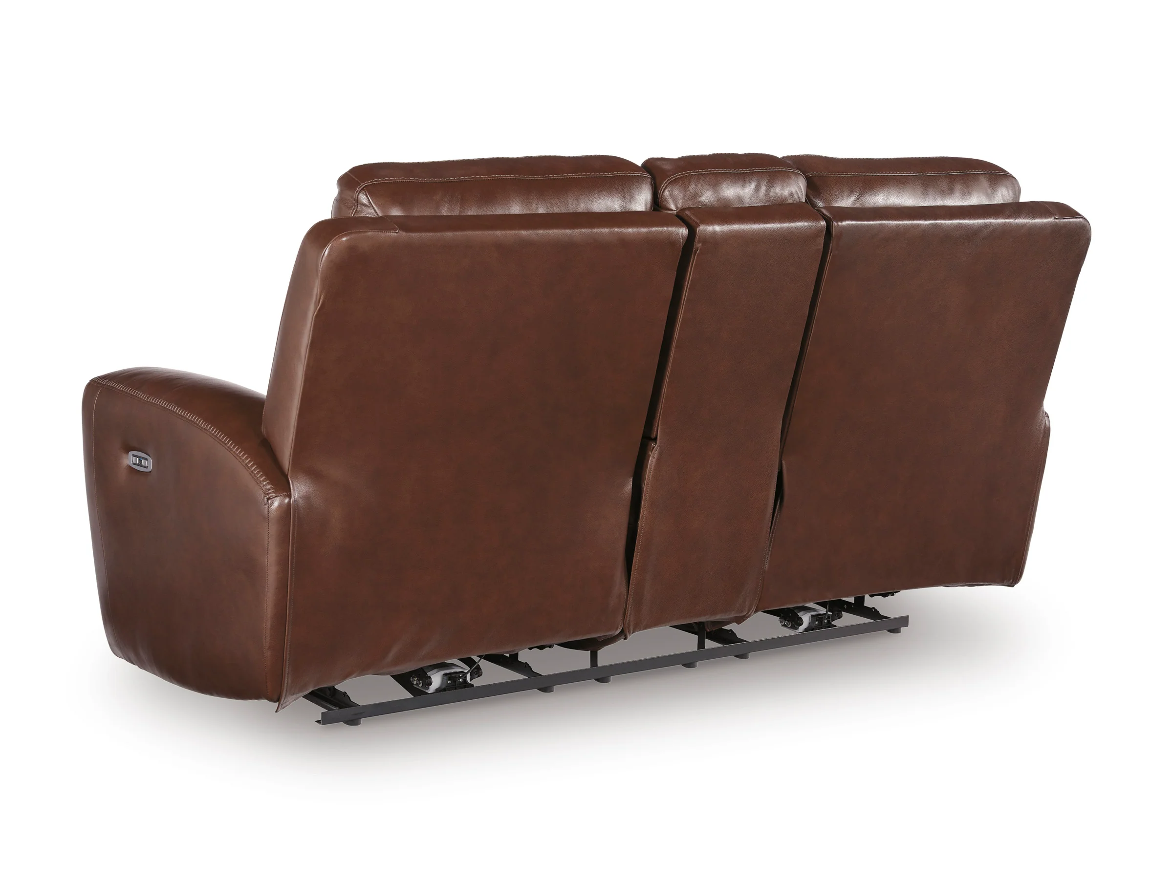 Momentum Moves Leather Power Reclining Console Loveseat with Adjustable Headrest - Image 13