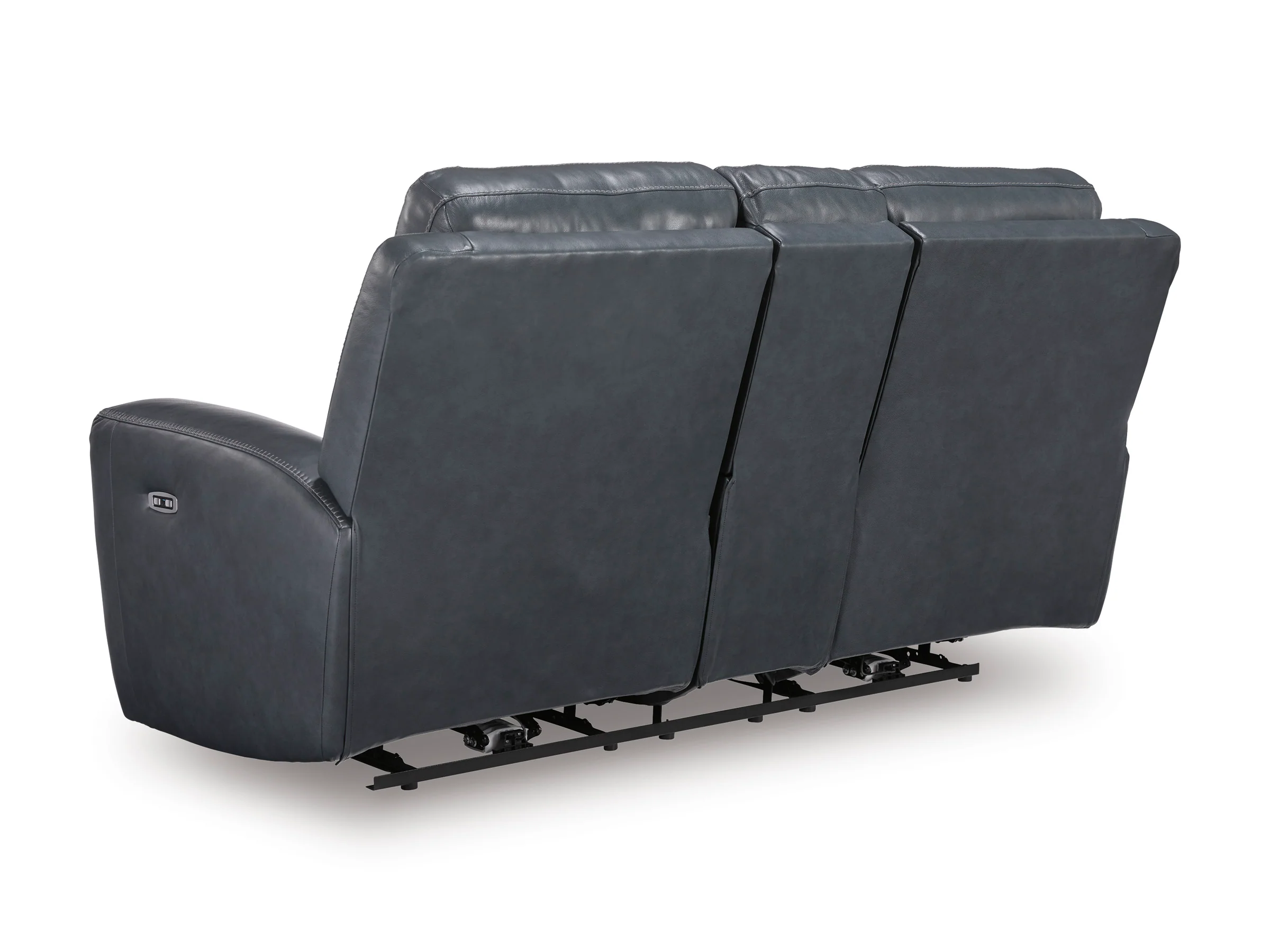 Momentum Moves Leather Power Reclining Console Loveseat with Adjustable Headrest - Image 4