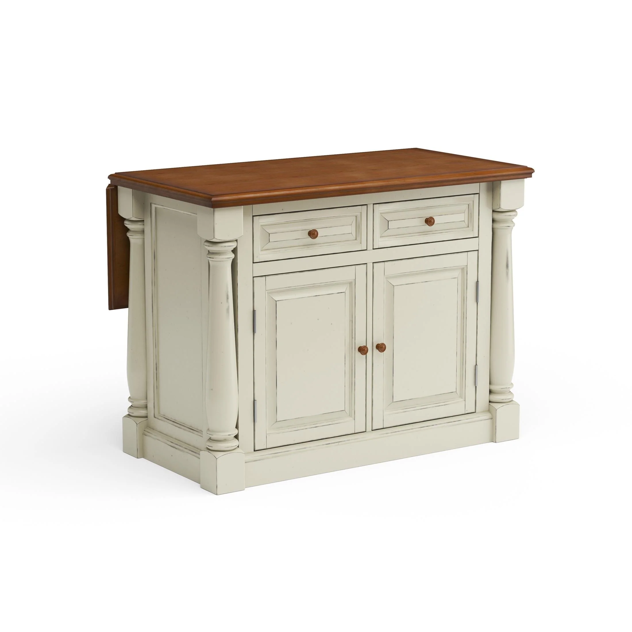Monarch Kitchen Wood Top Island - Image 10