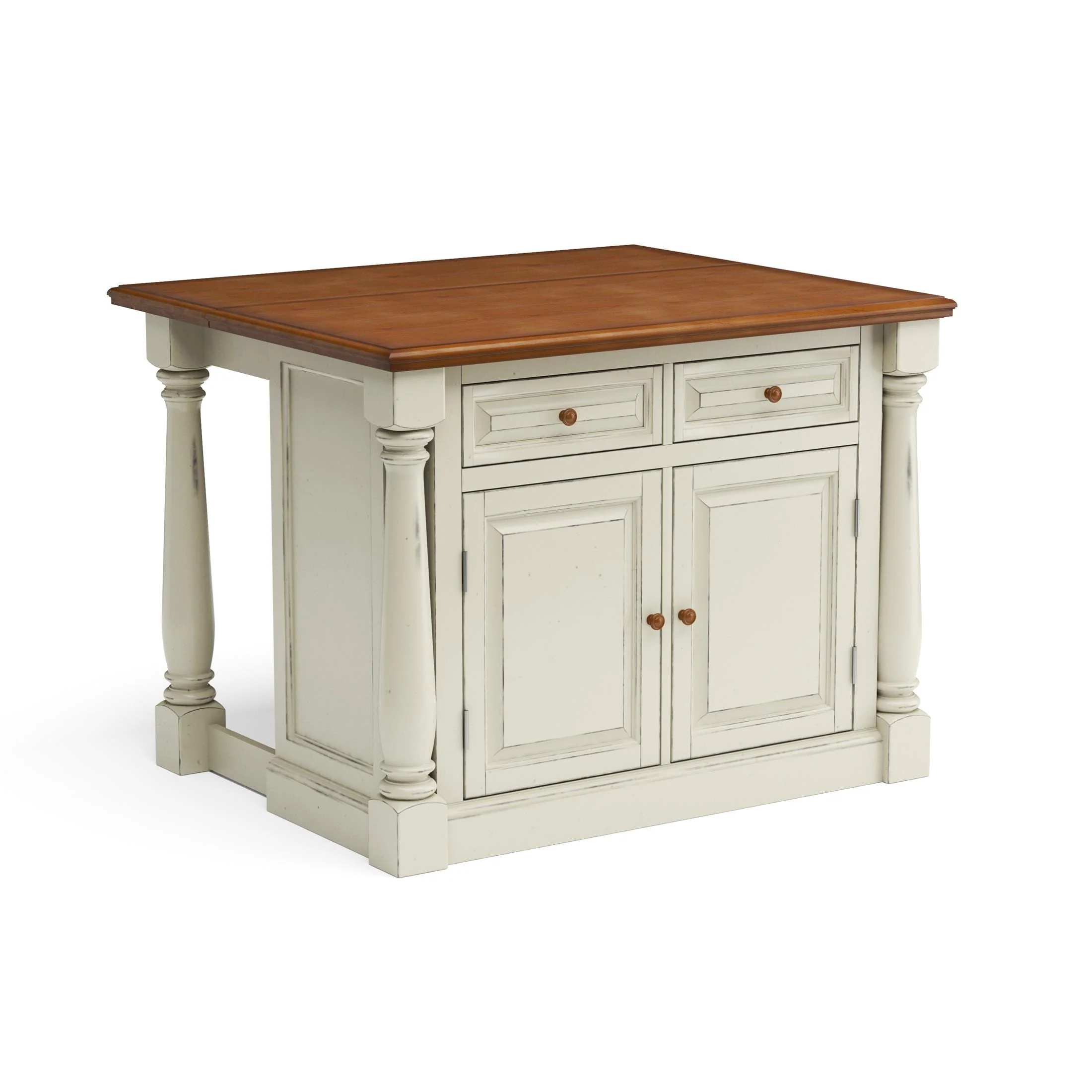 Monarch Kitchen Wood Top Island - Image 4