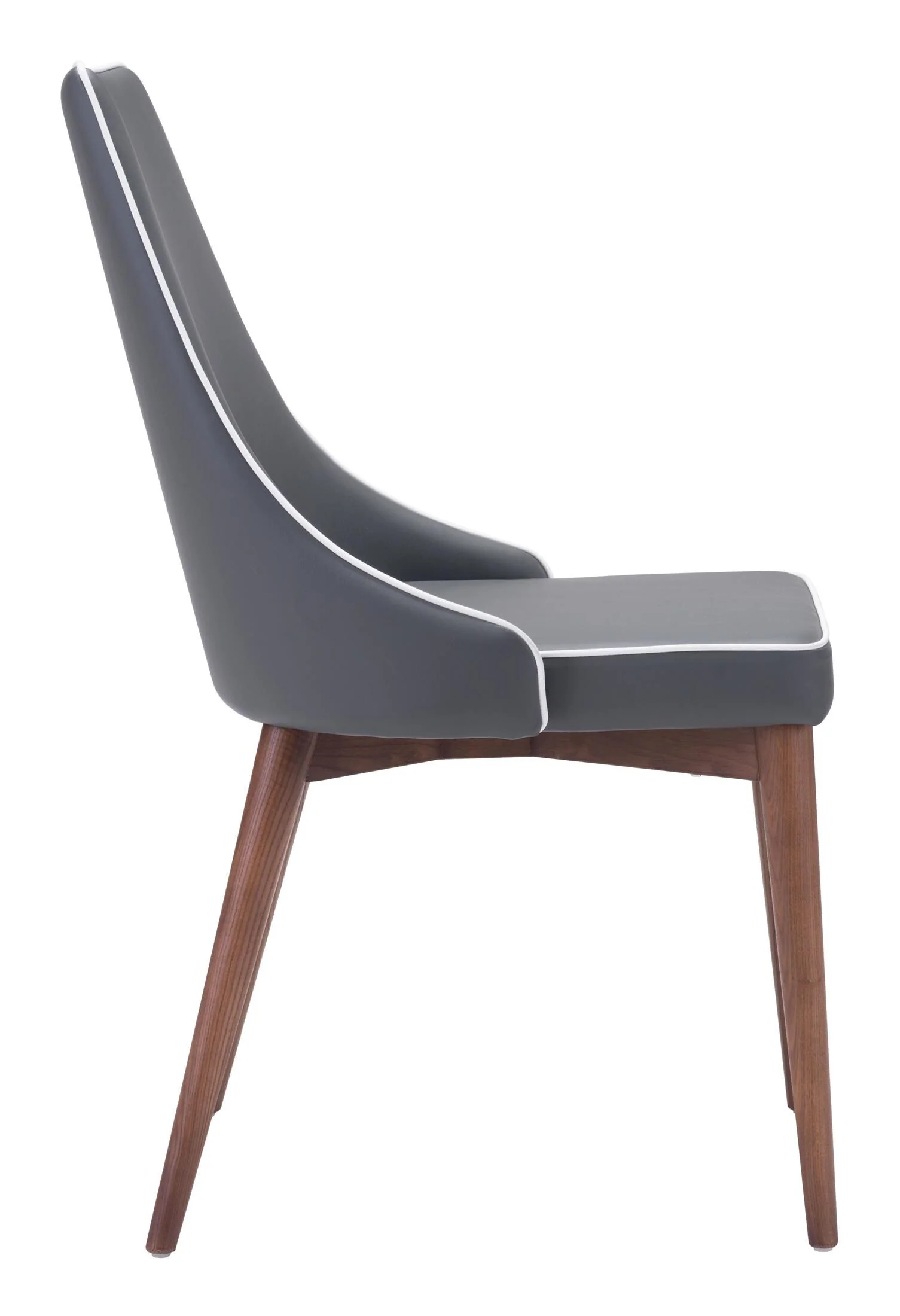 Moor Dining Chair (Set of 2) Dark Gray - Image 5