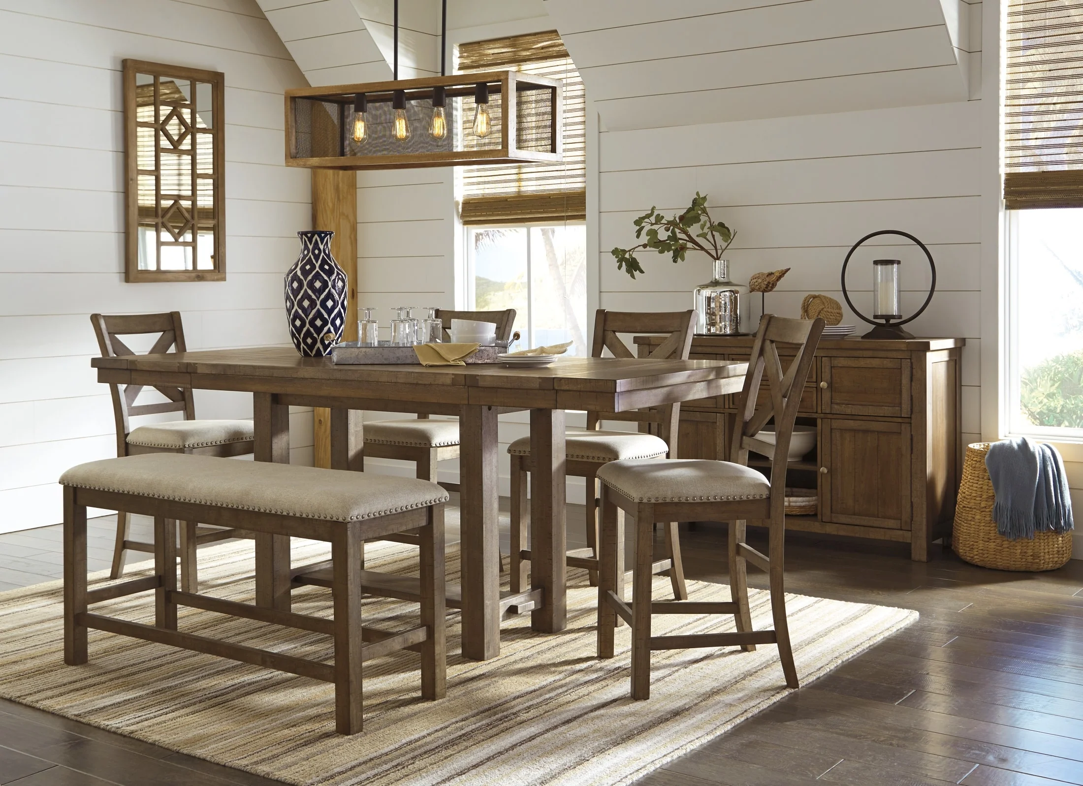Moriville Counter Height Dining Bench - Image 2
