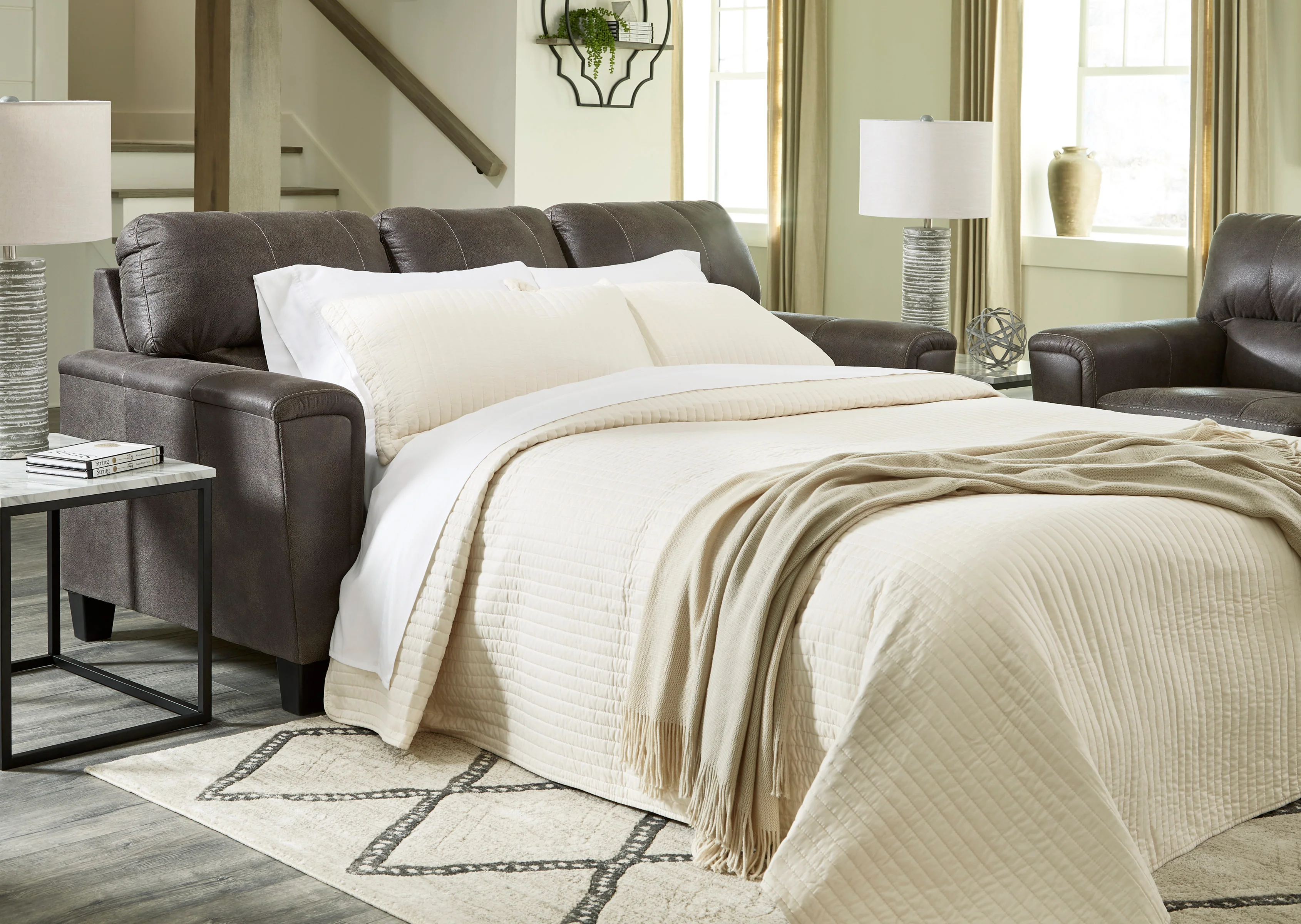 Navi Queen Sofa Sleeper - Image 2