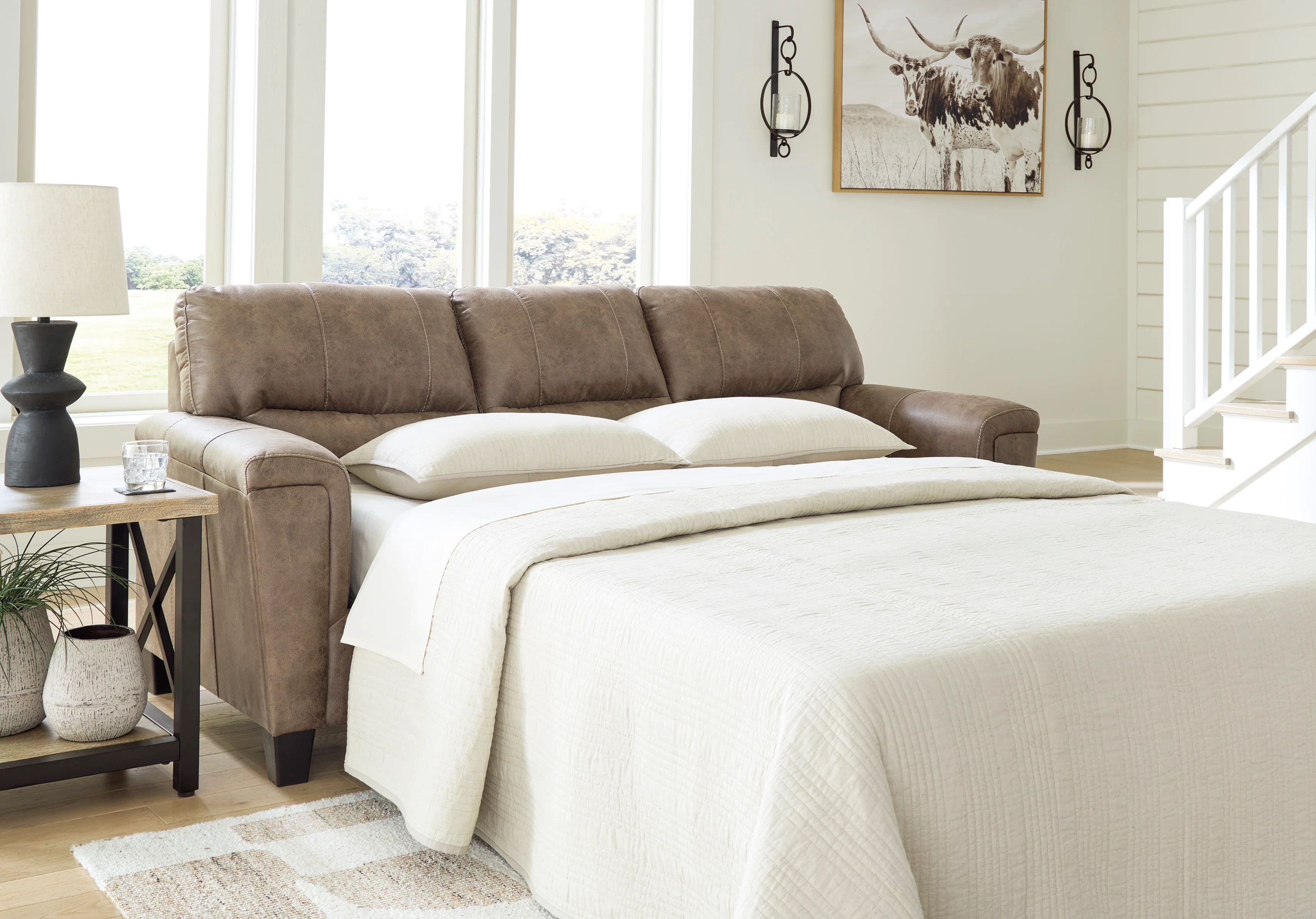 Navi Queen Sofa Sleeper - Image 4