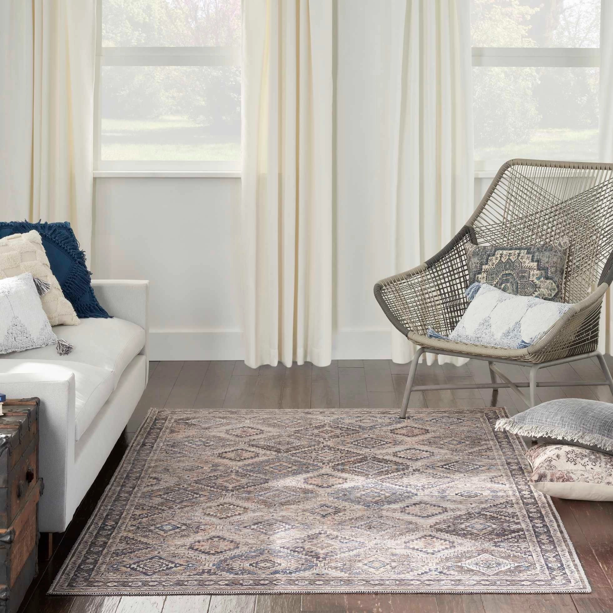 NC1 Washable 5'3" x 7'3" Rug - Image 14