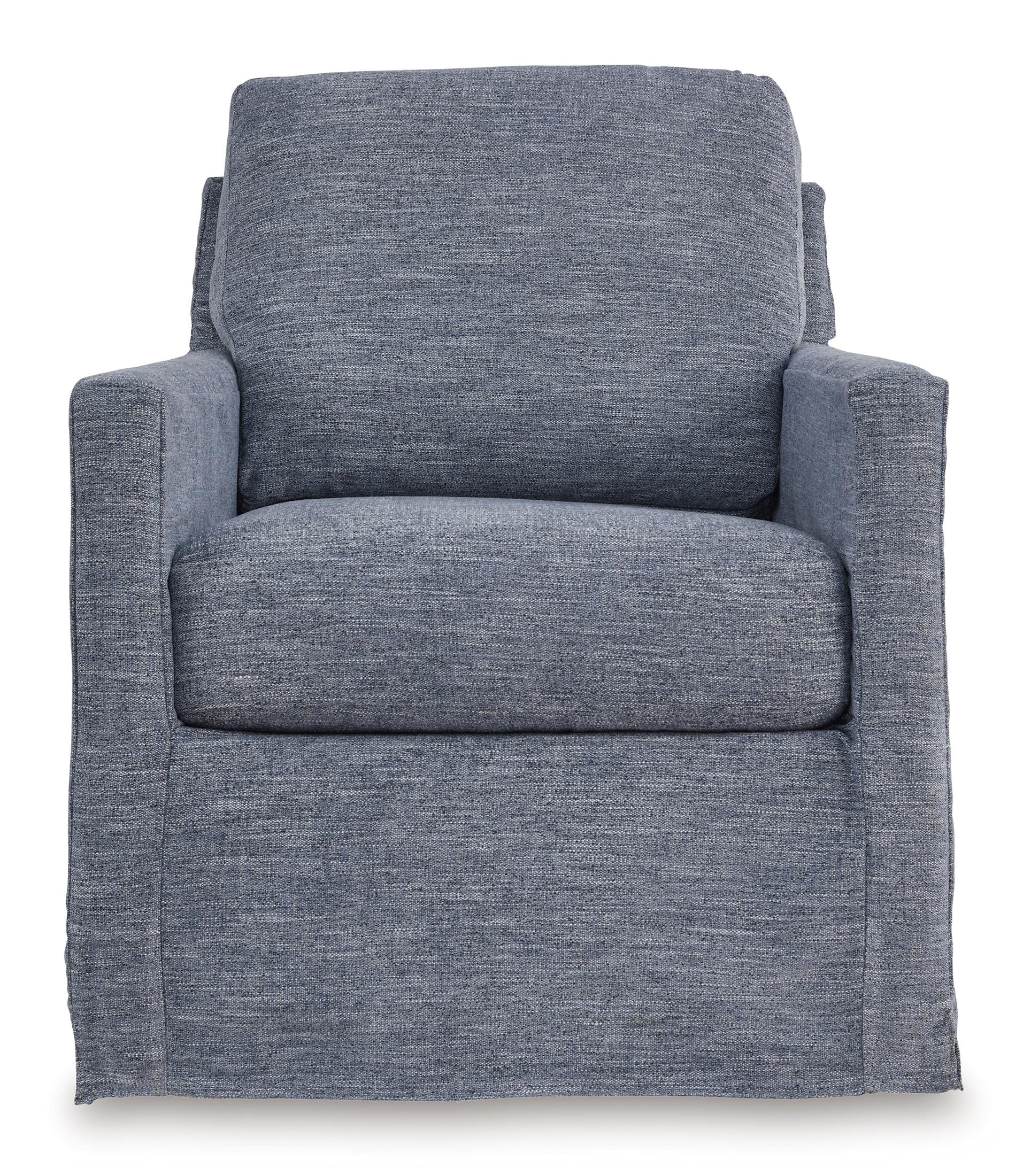 Nenana Next-Gen Nuvella Swivel Glider Accent Chair - Image 7