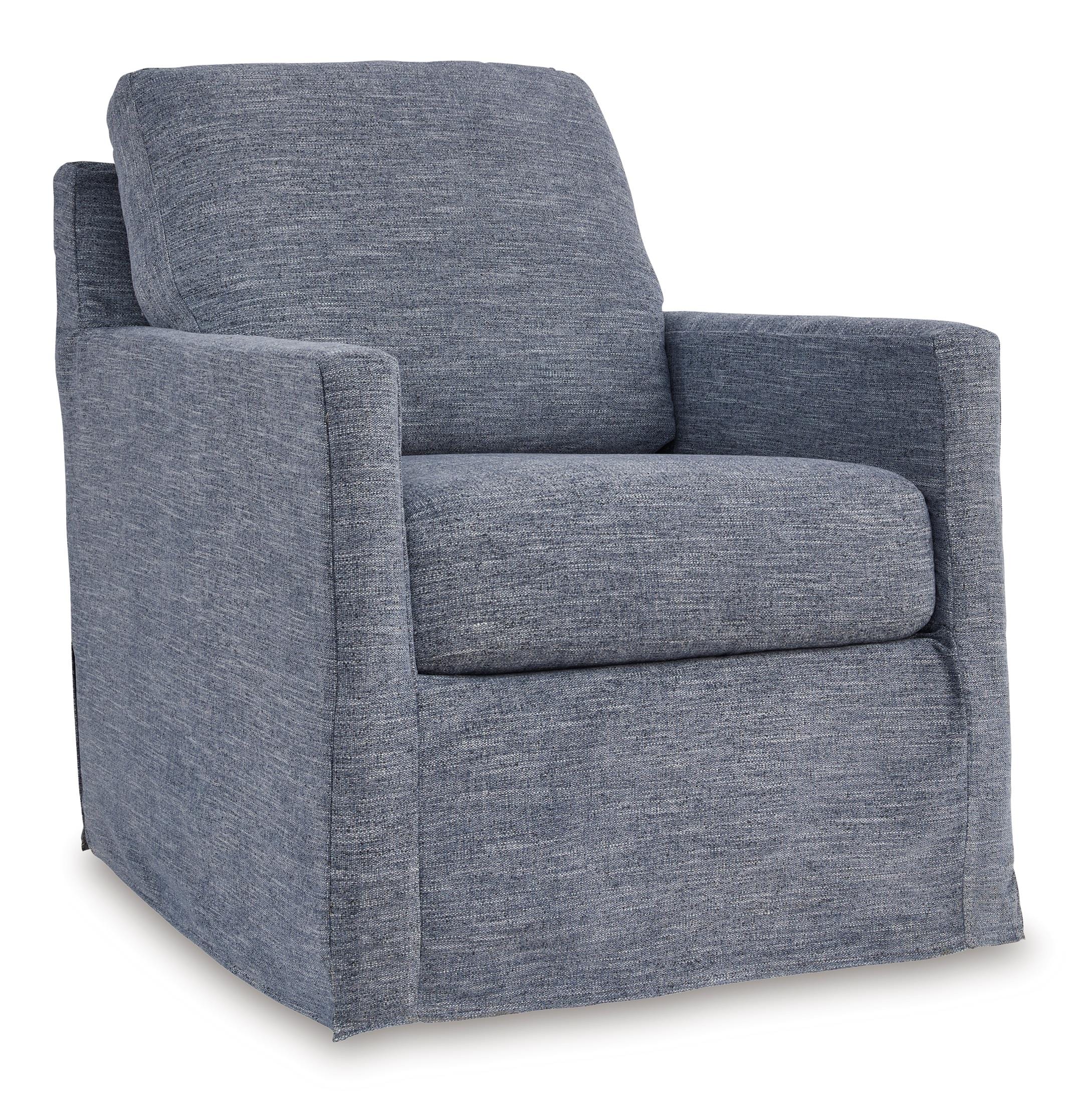 Nenana Next-Gen Nuvella Swivel Glider Accent Chair - Image 8