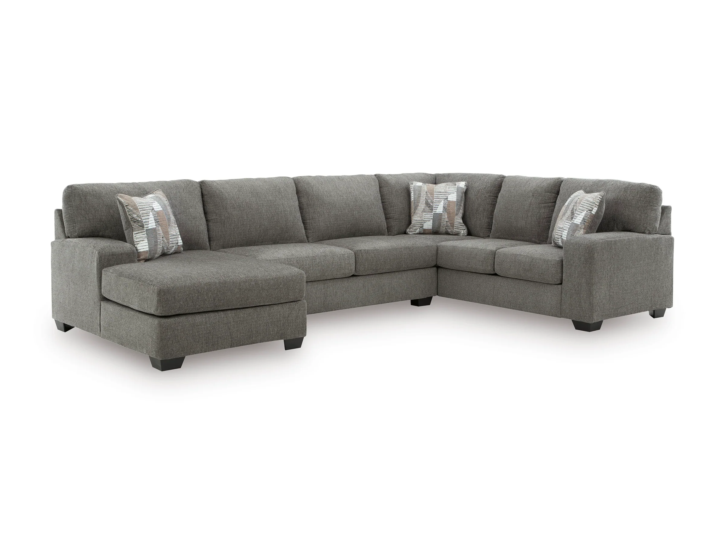Newellen 3-Piece Left-Facing Sectional with Chaise - Image 4