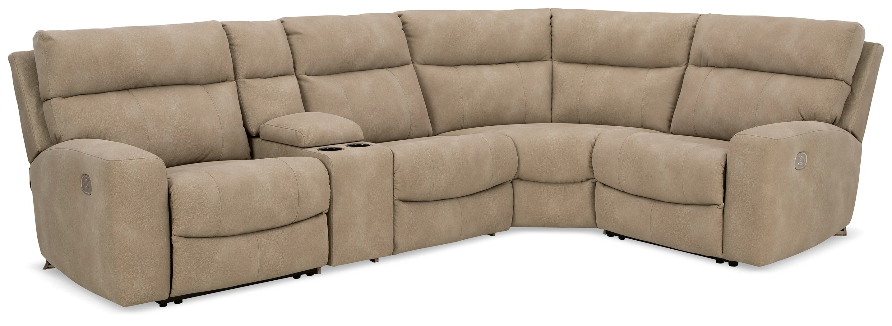 Next-Gen Durapella 5-Piece Power Reclining Console Sectional - Image 2