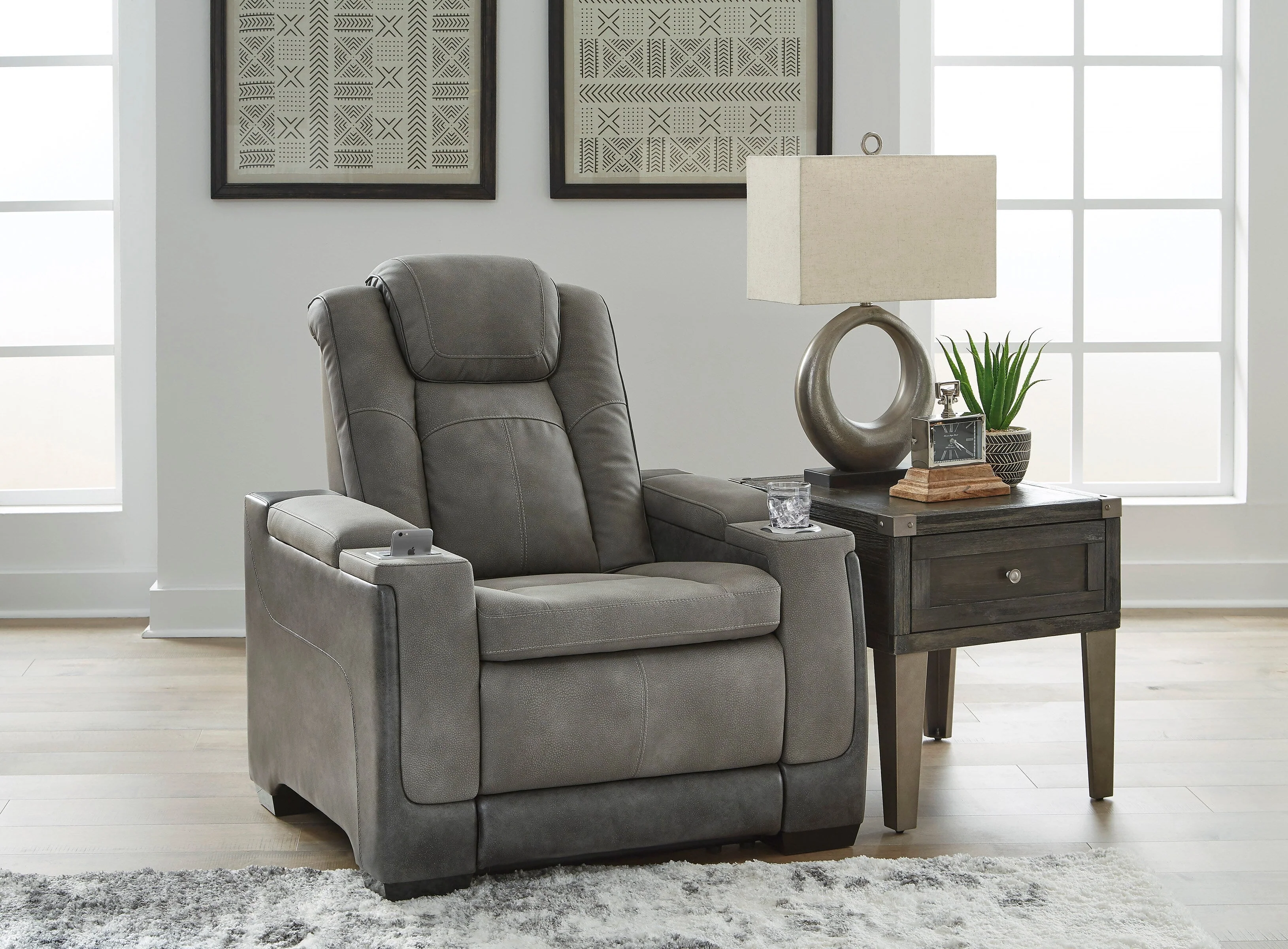 Ashley Next-Gen DuraPella Performance Fabric Dual Power Recliner - Image 2